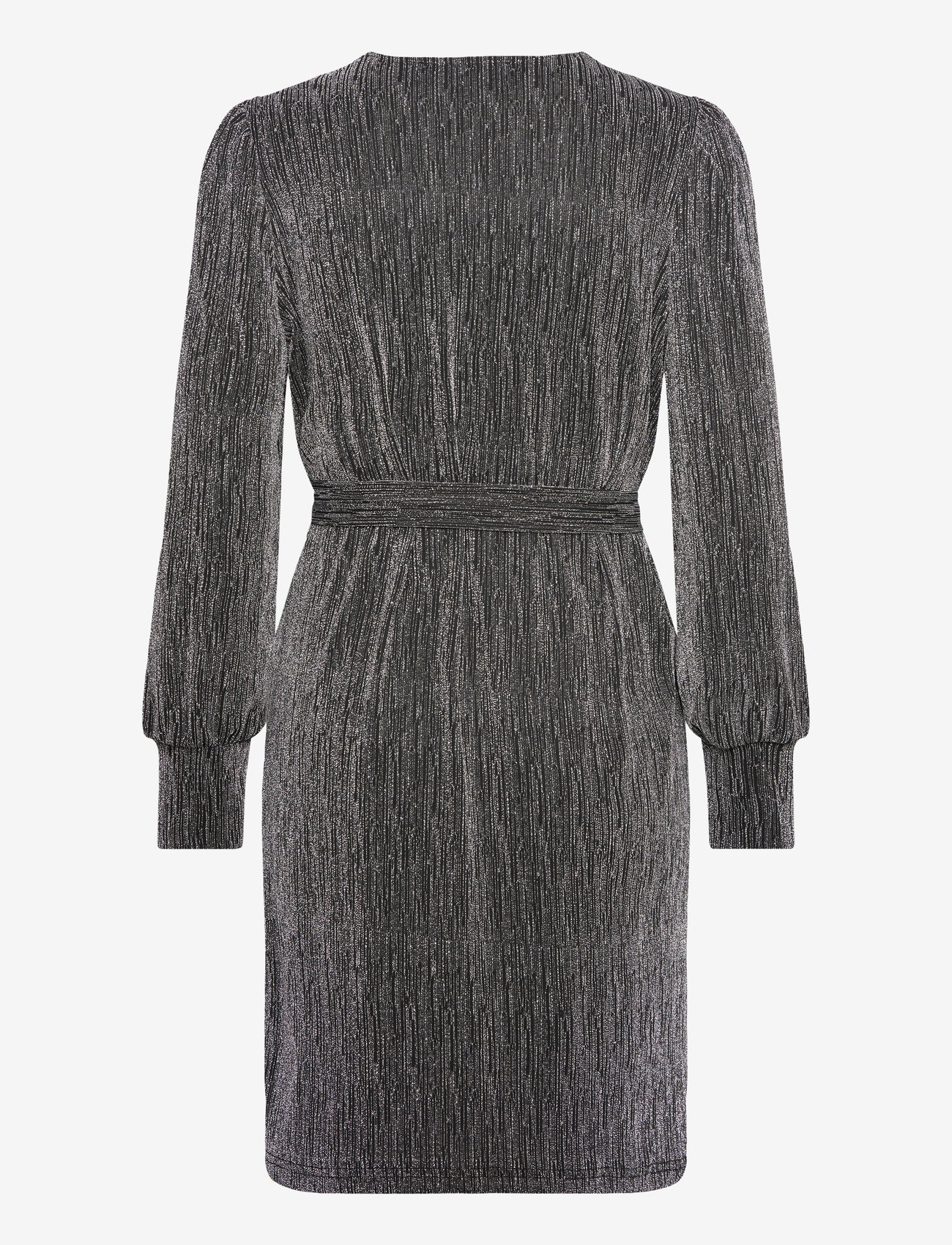 Selected - SLFANITA AGNETHE LS SHORT DRESS - festkjoler - black - 2