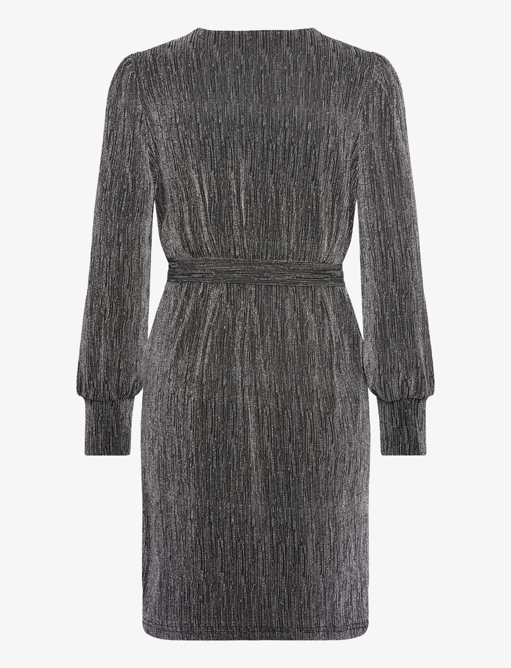 Selected - SLFANITA AGNETHE LS SHORT DRESS - festkjoler - black - 2