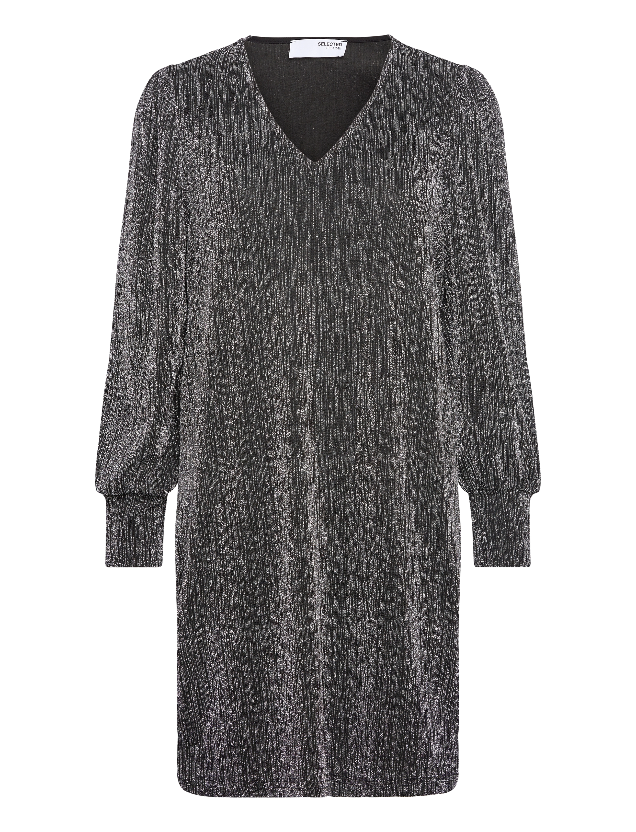 Selected - SLFANITA AGNETHE LS SHORT DRESS - festmode zu outlet-preisen - black - 3
