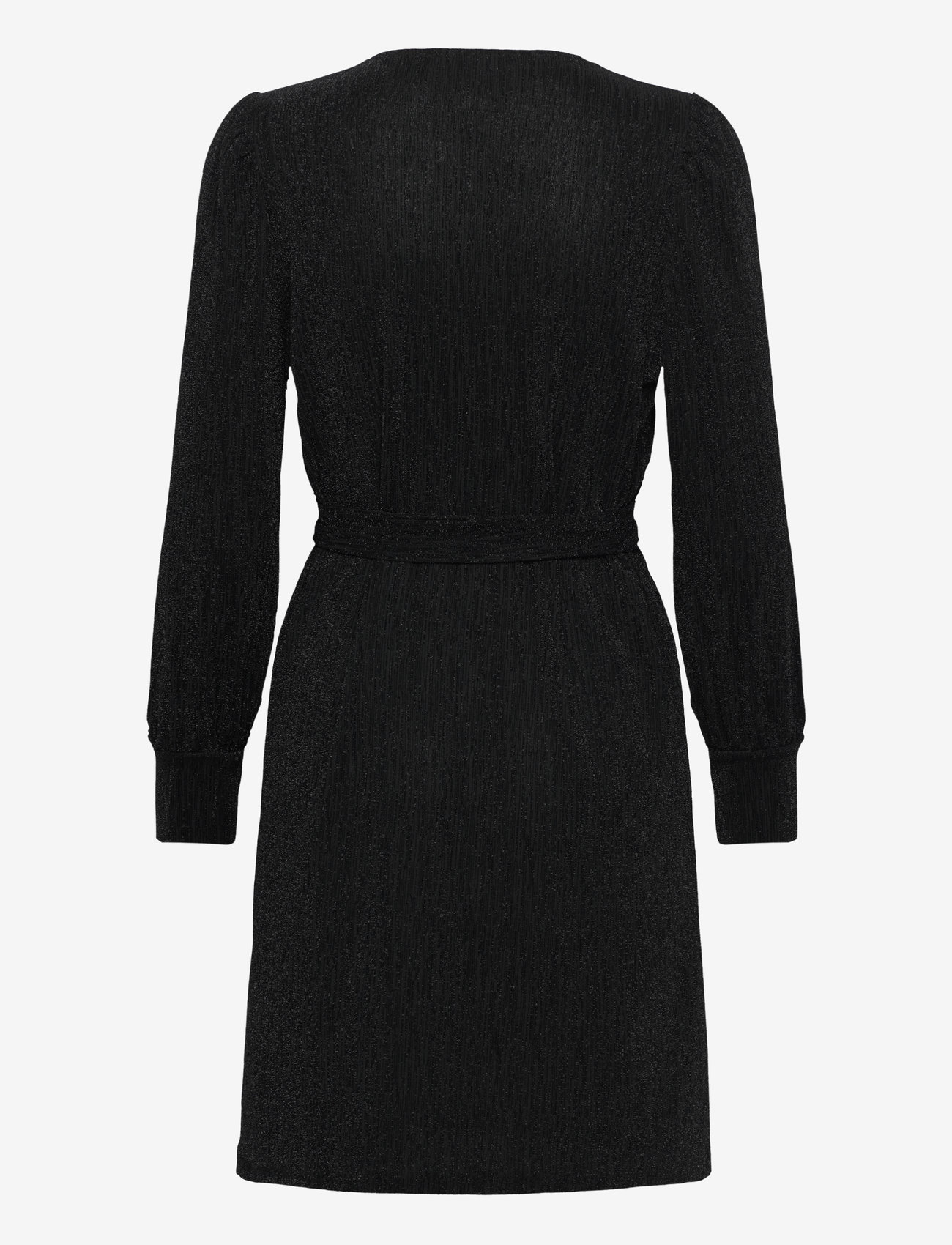 Selected - SLFANITA AGNETHE LS SHORT DRESS - festklänningar - black - 2