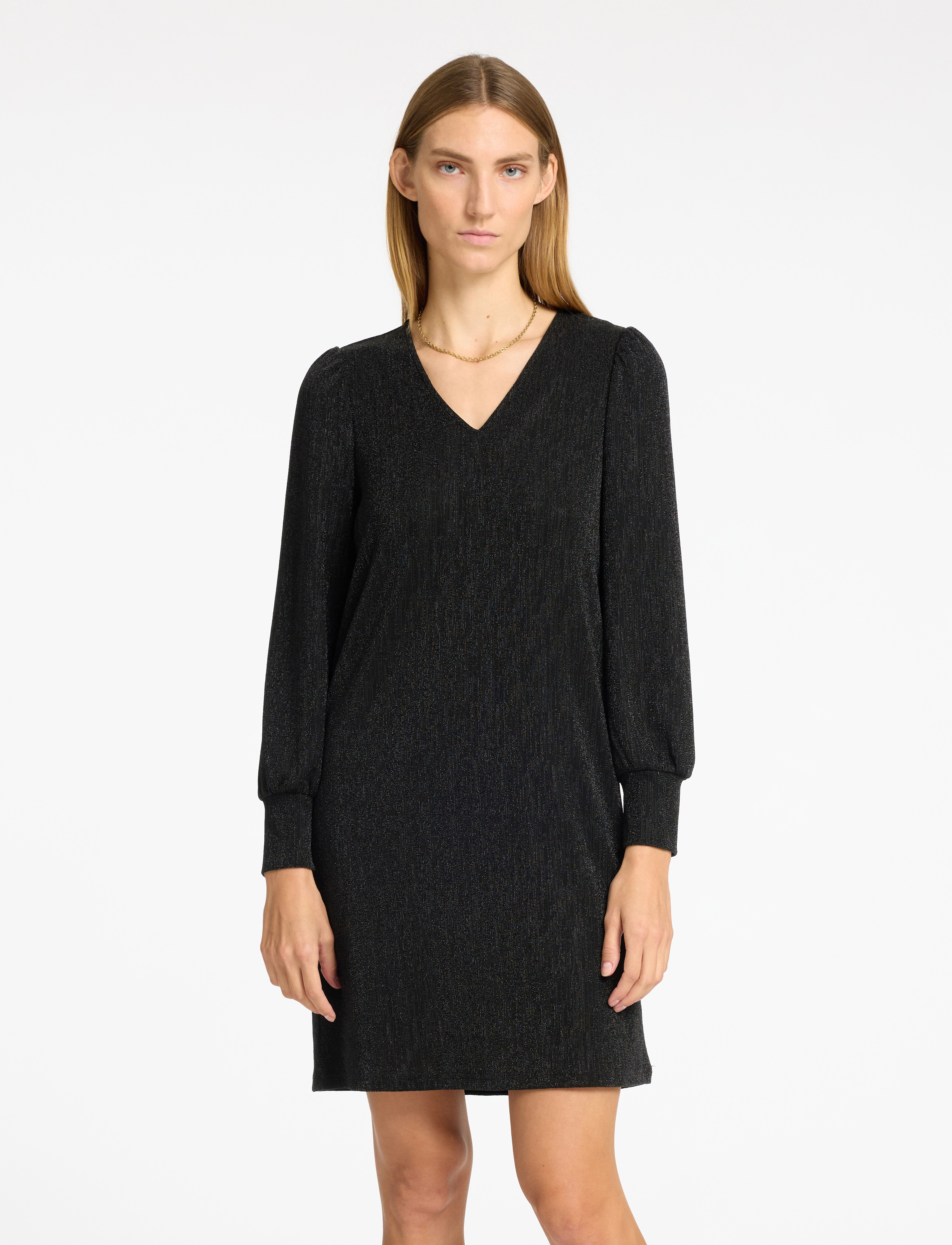 Selected SLFANITA AGNETHE LS SHORT DRESS - Juhlamekot - BLACK / black