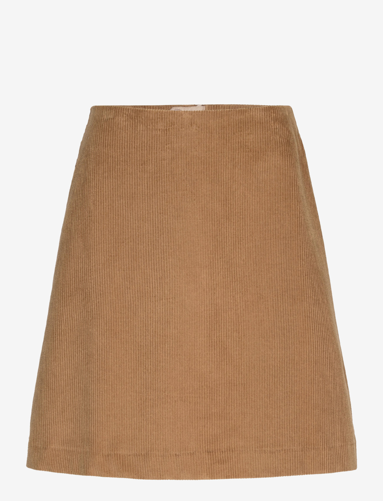 Selected - SLFJENNY-NEWIBI MW CORDUROY SKIRT D2 - korte nederdele - camel - 0