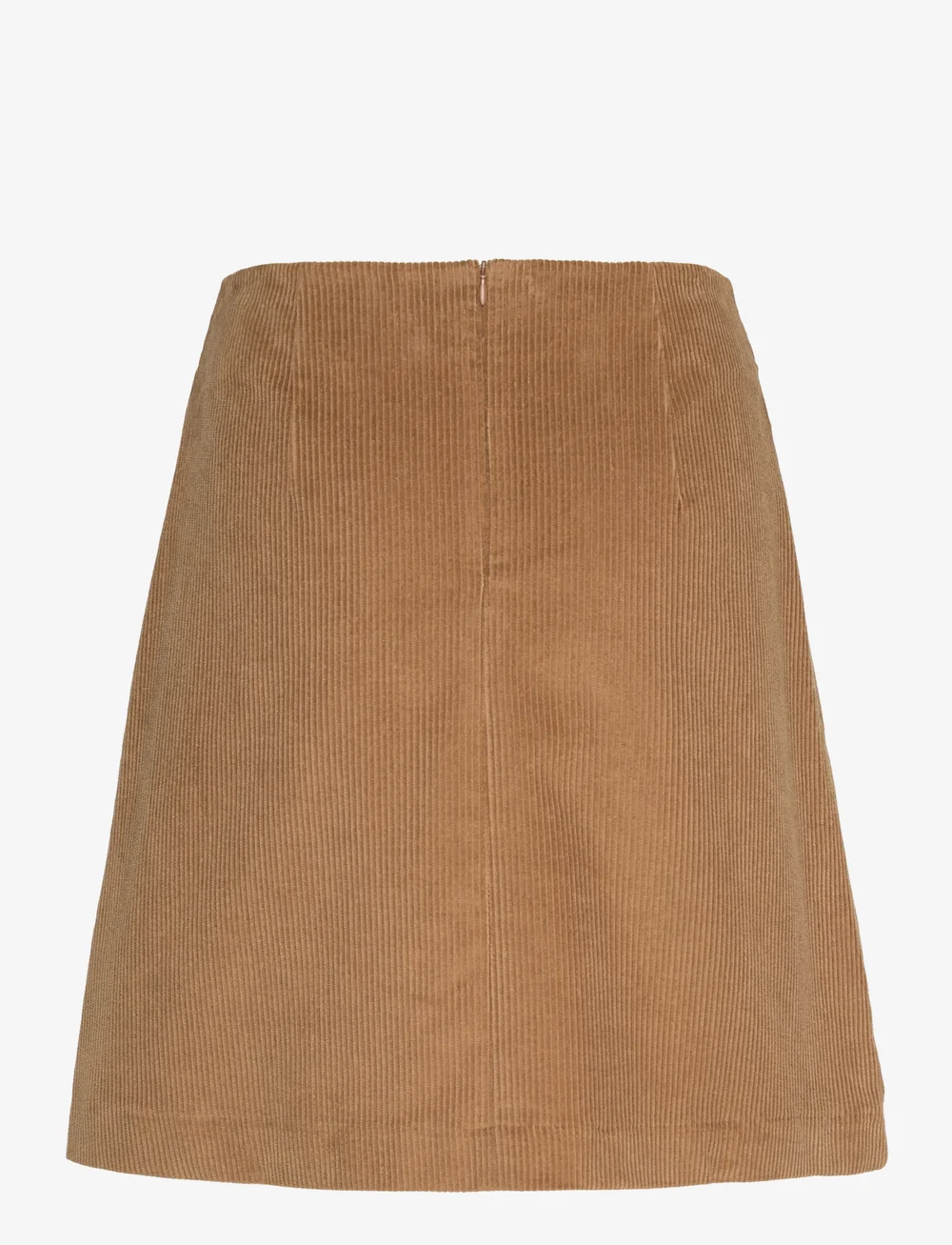 Selected - SLFJENNY-NEWIBI MW CORDUROY SKIRT D2 - short skirts - camel - 1
