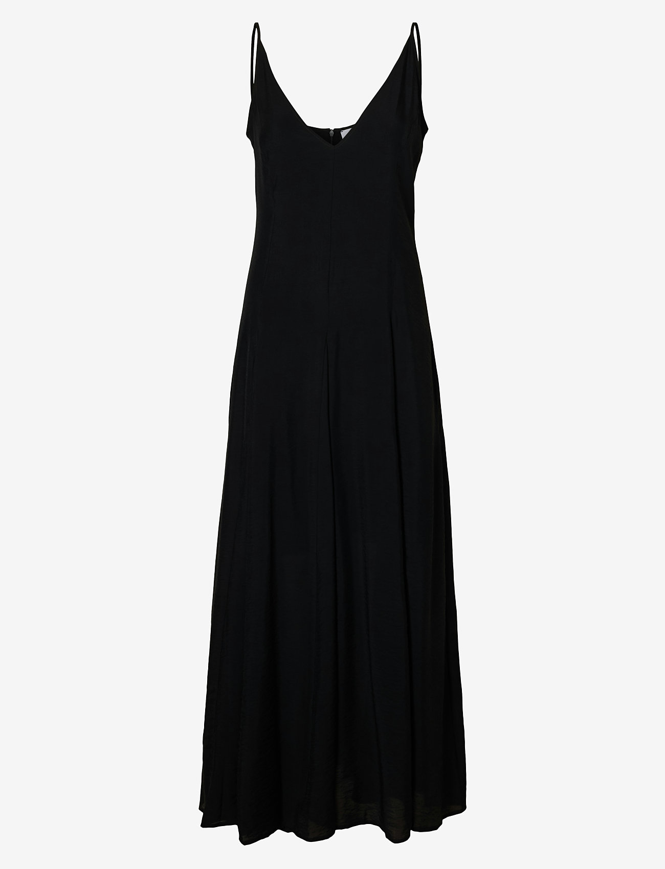 Selected - SLFJOSELLA TIERED ANKLE STRAP DRESS - kleider - black - 1
