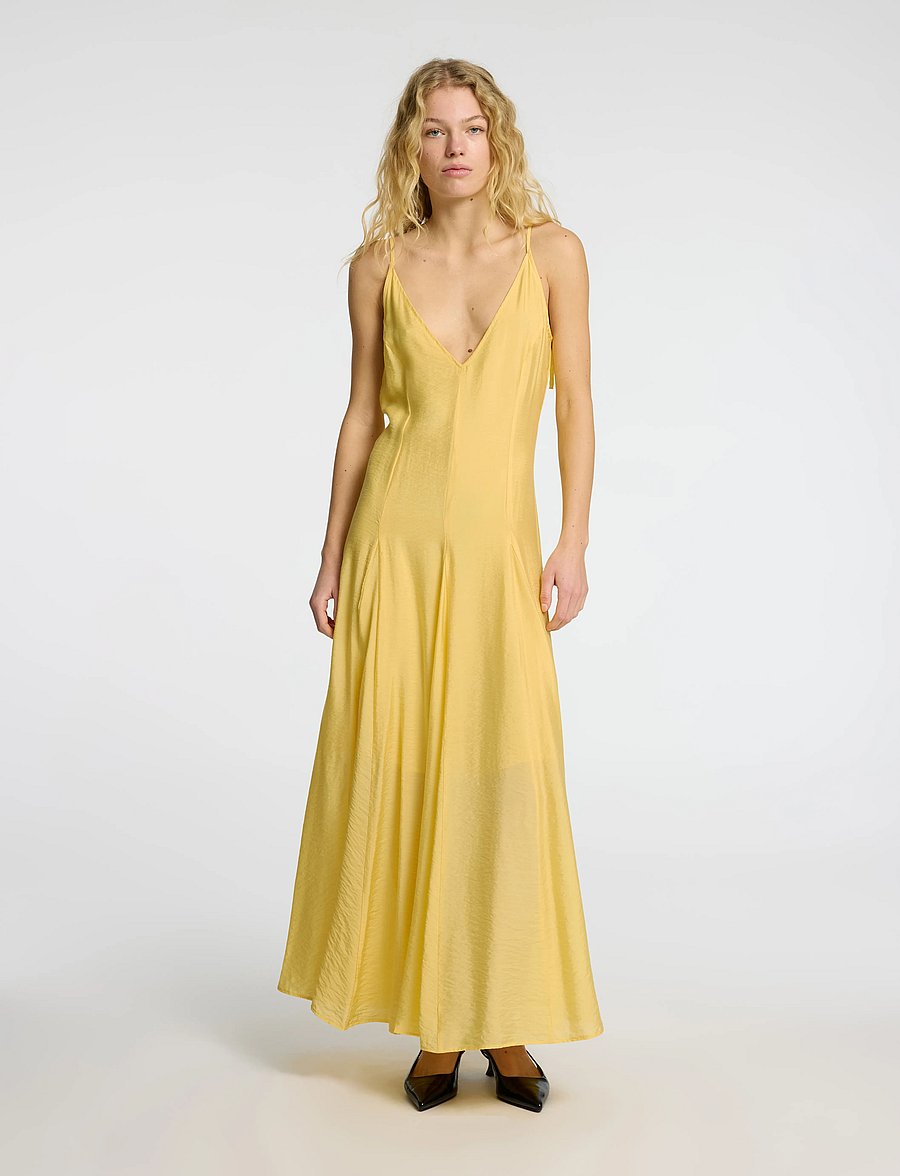 Selected - SLFJOSELLA TIERED ANKLE STRAP DRESS - kleider - sundress - 4