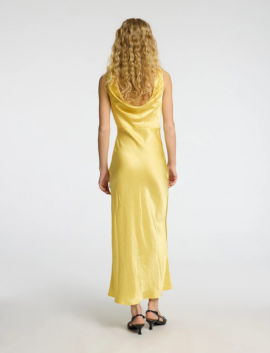 Selected - SLFSELENE SL COWL BACK MIDI DRESS B - midikleider - sundress - 3