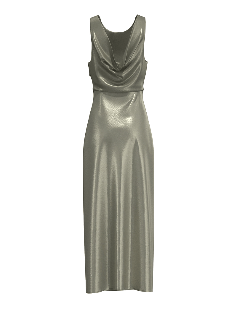 Selected - SLFSELENE SL COWL BACK MIDI DRESS B - midi kjoler - vetiver - 2