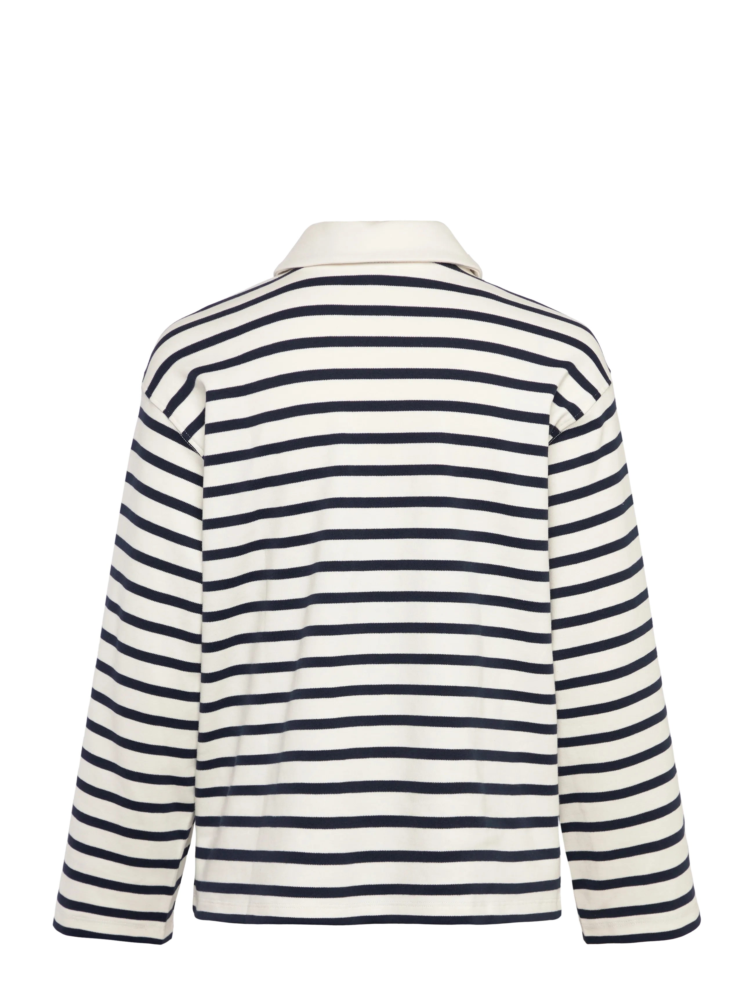 Selected - SLFWADA LS STRIPE COLLAR TOP NOOS - poloer - dark sapphire - 1