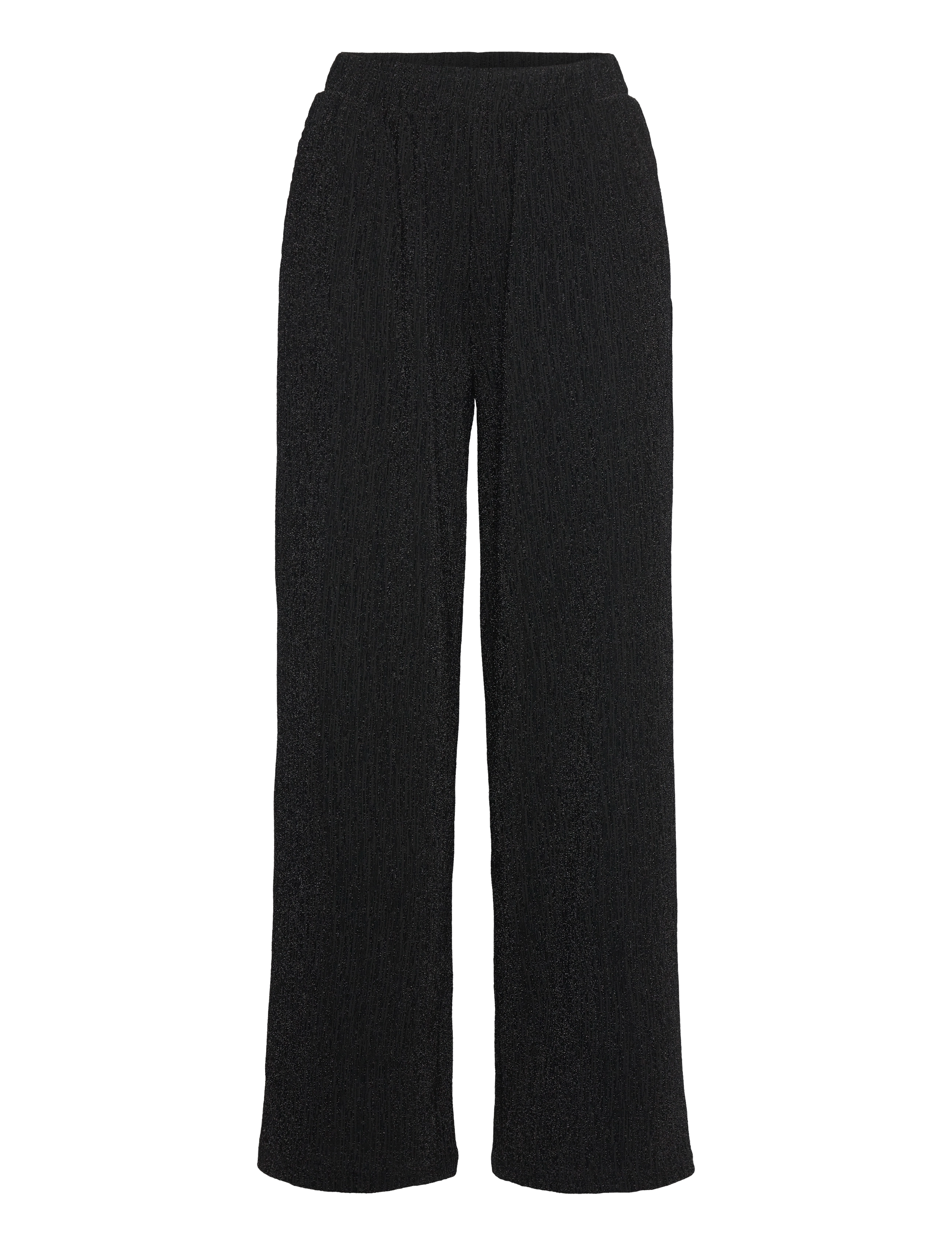 Selected SLFANITA TINNI HW RELAXED PANTS - Bukser - BLACK / black