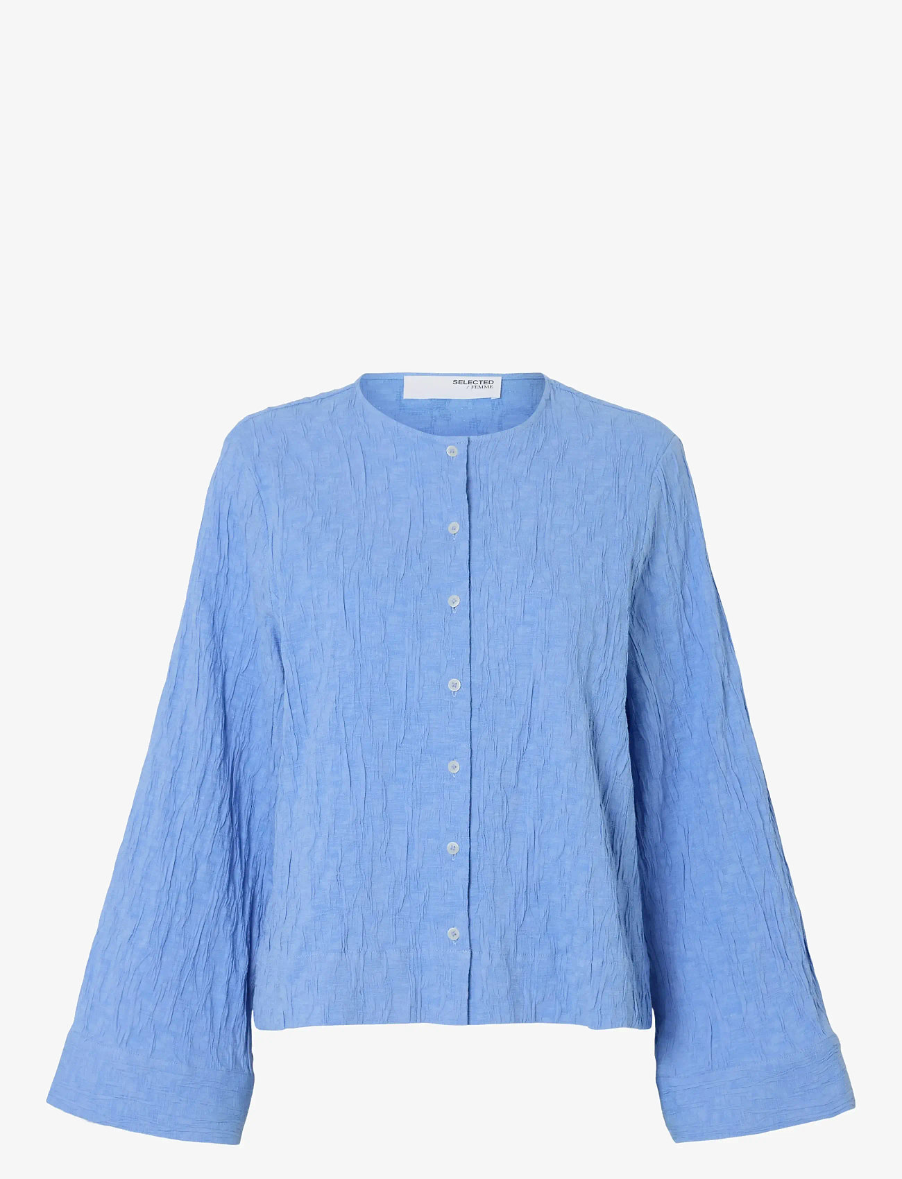 Selected - SLFCORIA LS SHIRT B - langärmlige hemden - cornflower blue - 1