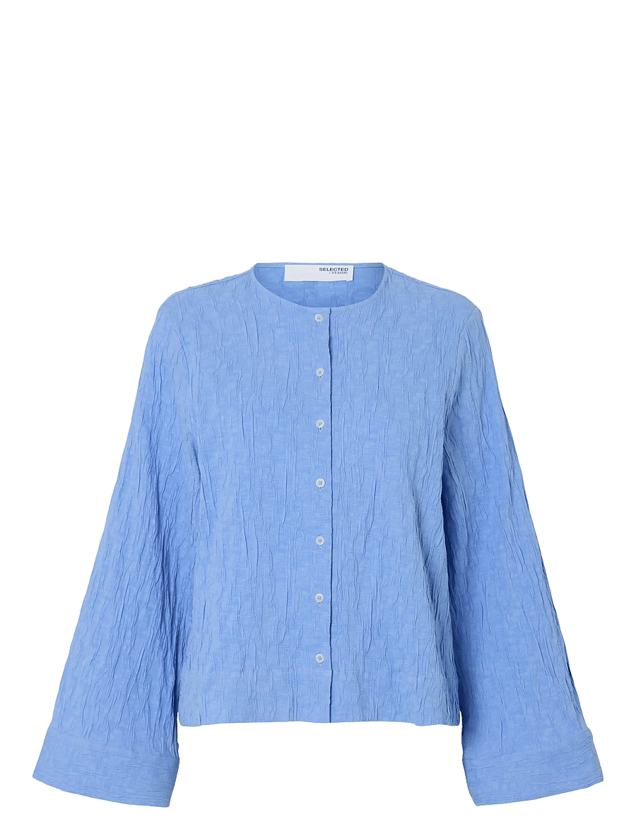 Selected - SLFCORIA LS SHIRT B - langærmede skjorter - cornflower blue - 1