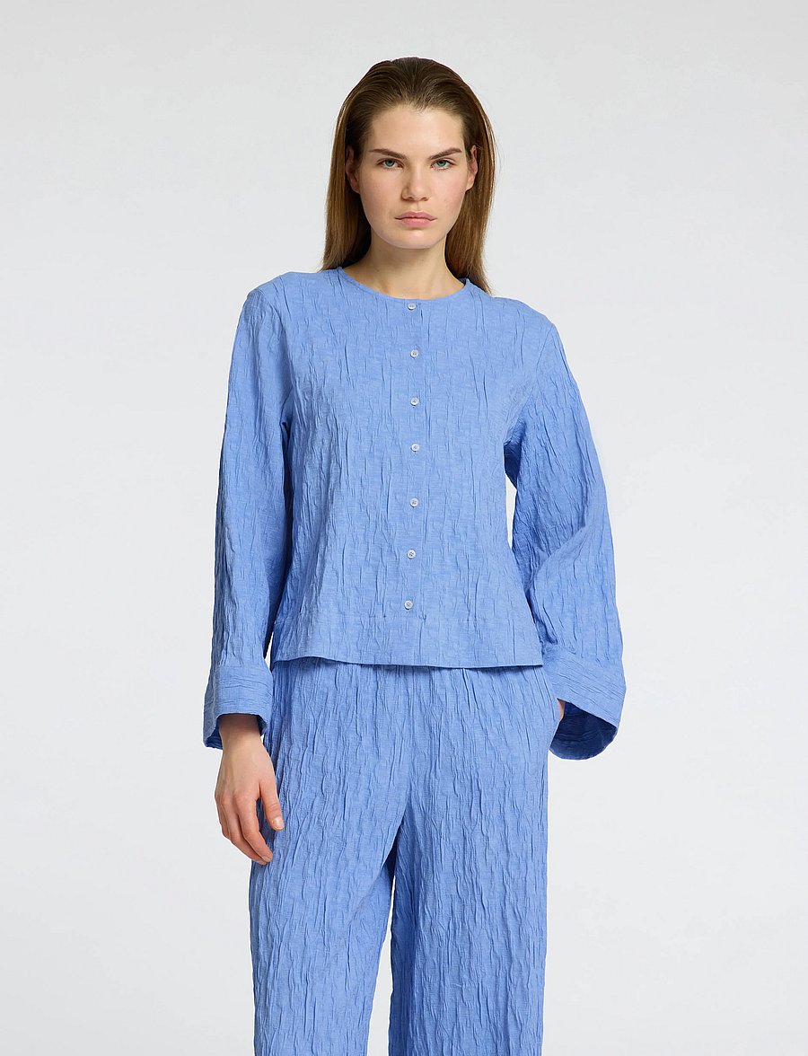 Selected - SLFCORIA LS SHIRT B - langærmede skjorter - cornflower blue - 0