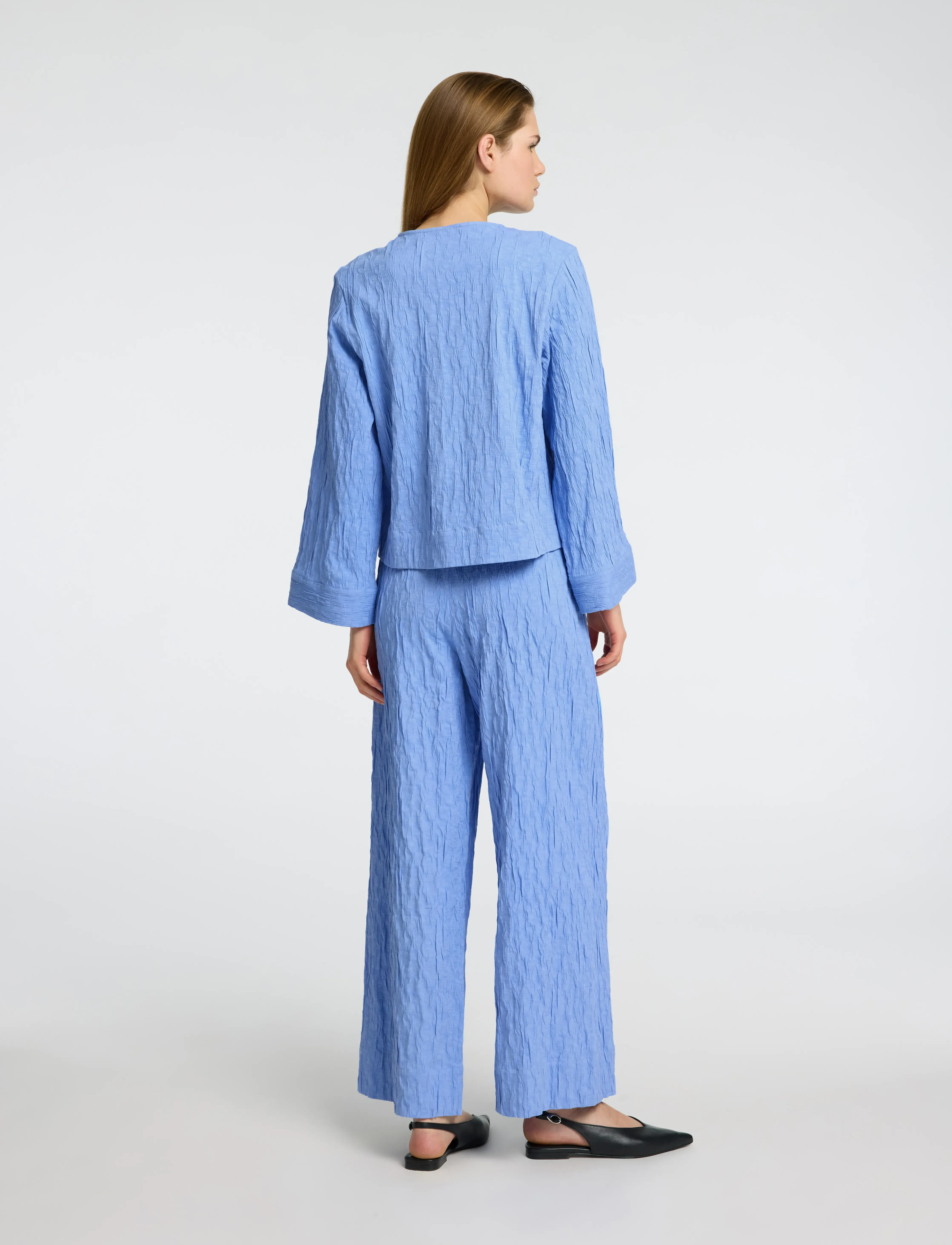 Selected - SLFCORIA LS SHIRT B - cornflower blue - 2