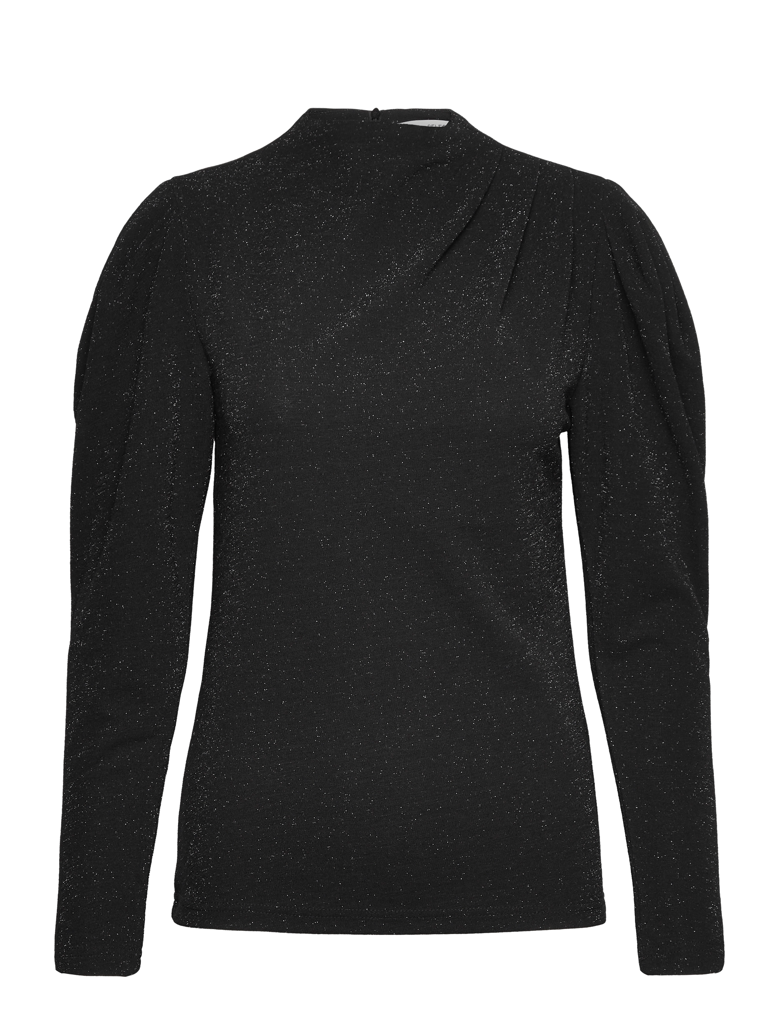 Selected SLFMARWA LS HIGH NECK TOP - Selected - BLACK / black