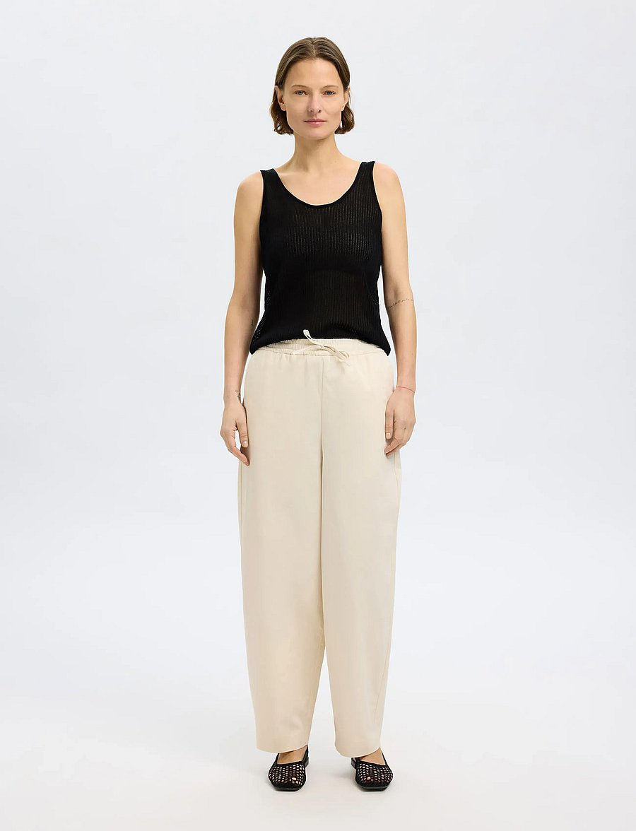 Selected - SLFROSE SL STRUCTURE KNIT TOP - varrukateta topid - black - 3