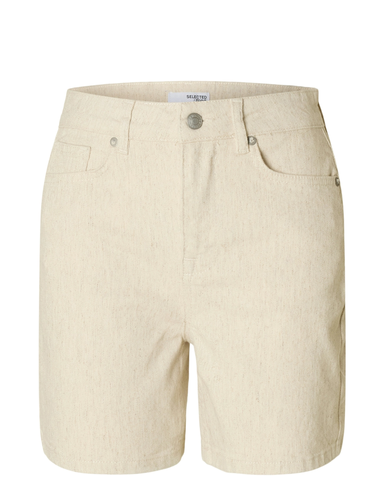 Selected - Slfuna-Krista Hw Denim Shorts