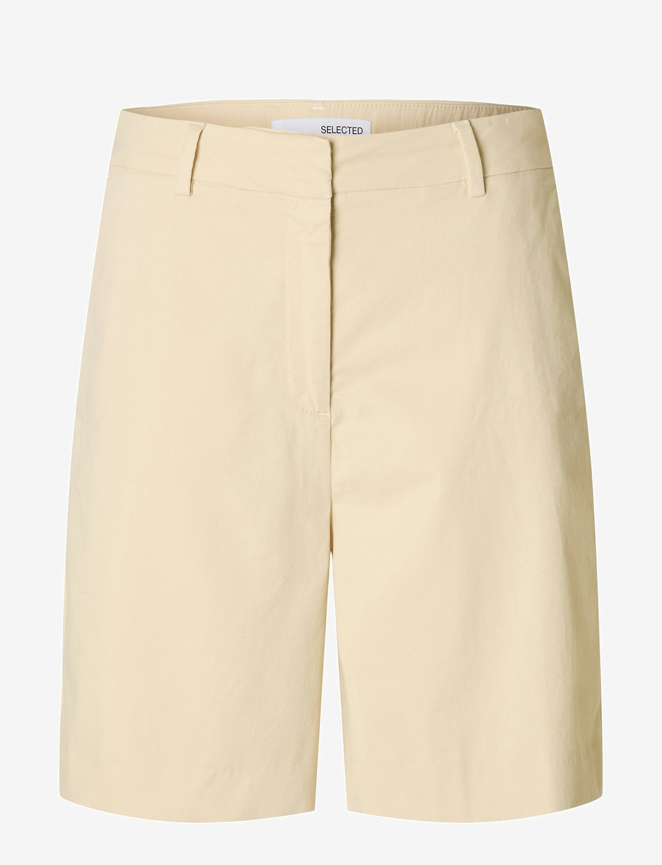 Selected - SLFVIENNA HW WIDE SHORTS - chino lühikesed püksid - birch - 1