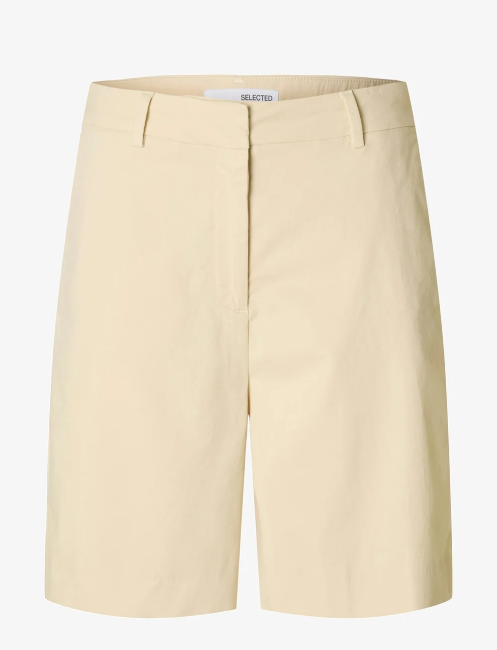 Selected - SLFVIENNA HW WIDE SHORTS - chino lühikesed püksid - birch - 1