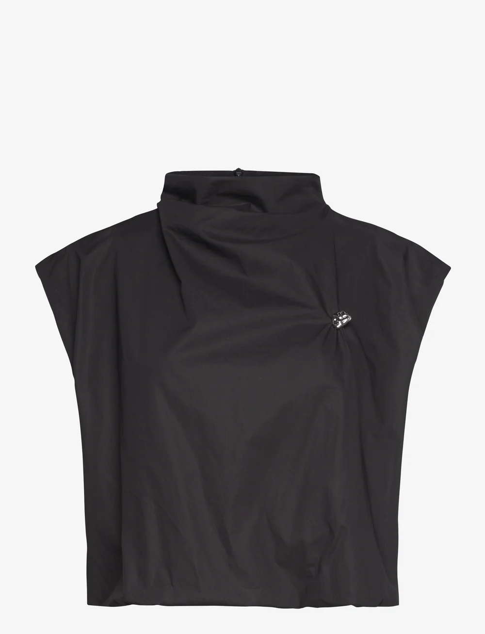 Selected - SLFDELIA SL TOP - lühikeste varrukatega pluusid - black - 1