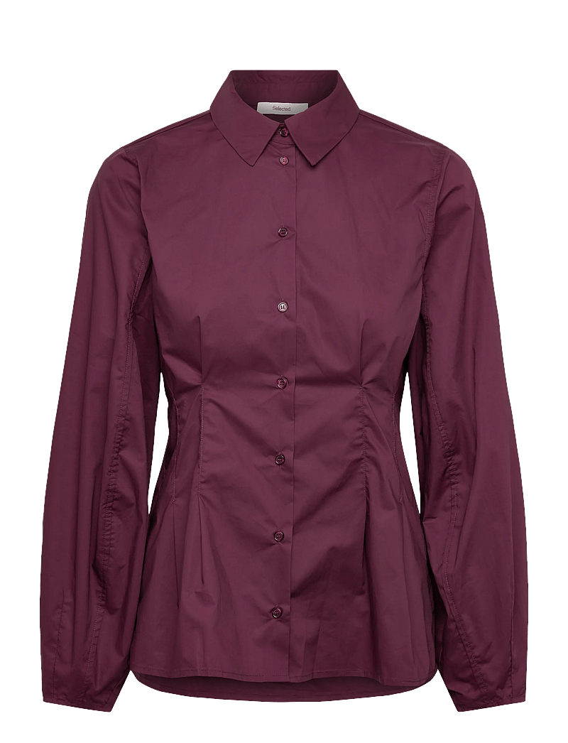 Selected - SLFDELIA LS FITTED SHIRT EX - pikkade varrukatega särgid - fig - 0