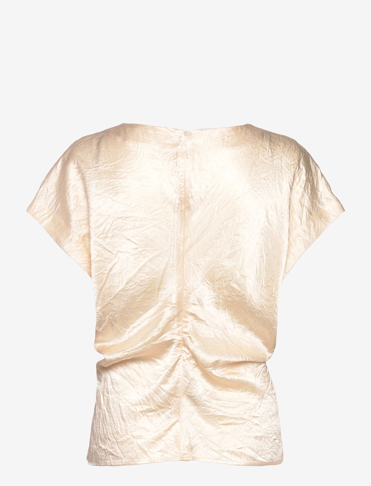 Selected - SLFELISE SS TOP - kortærmede bluser - angora - 1