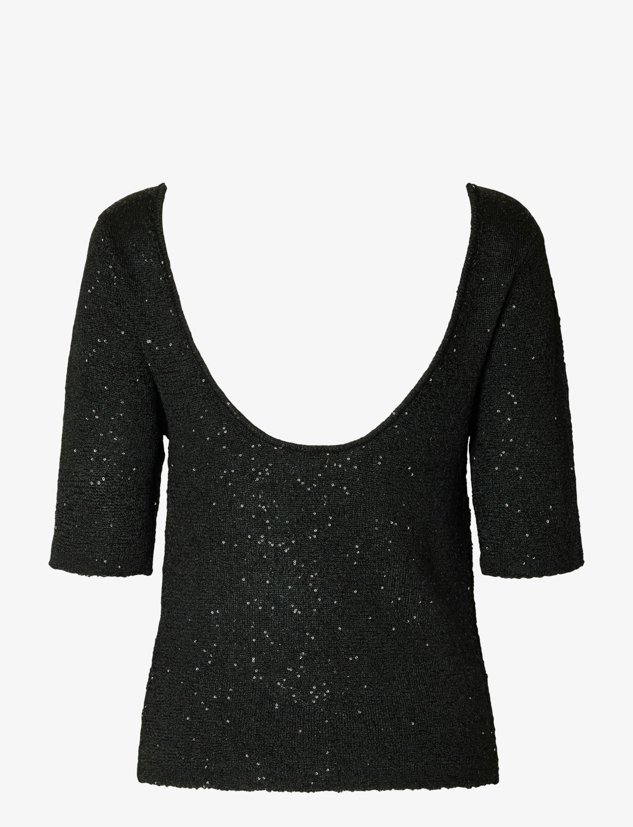 SELECTED Slfjosie 2/4 Sequin Knit O-Neck Top toppar dam – bild 2