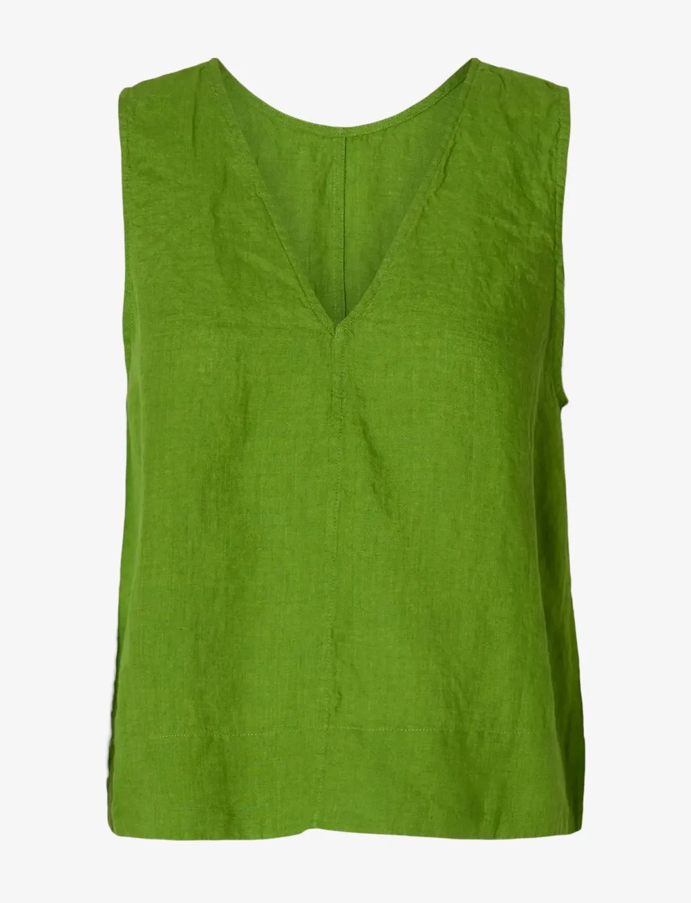 Selected - SLFLINNA SL REVERSIBLE LINEN TOP B - linnen - spindle tree - 1