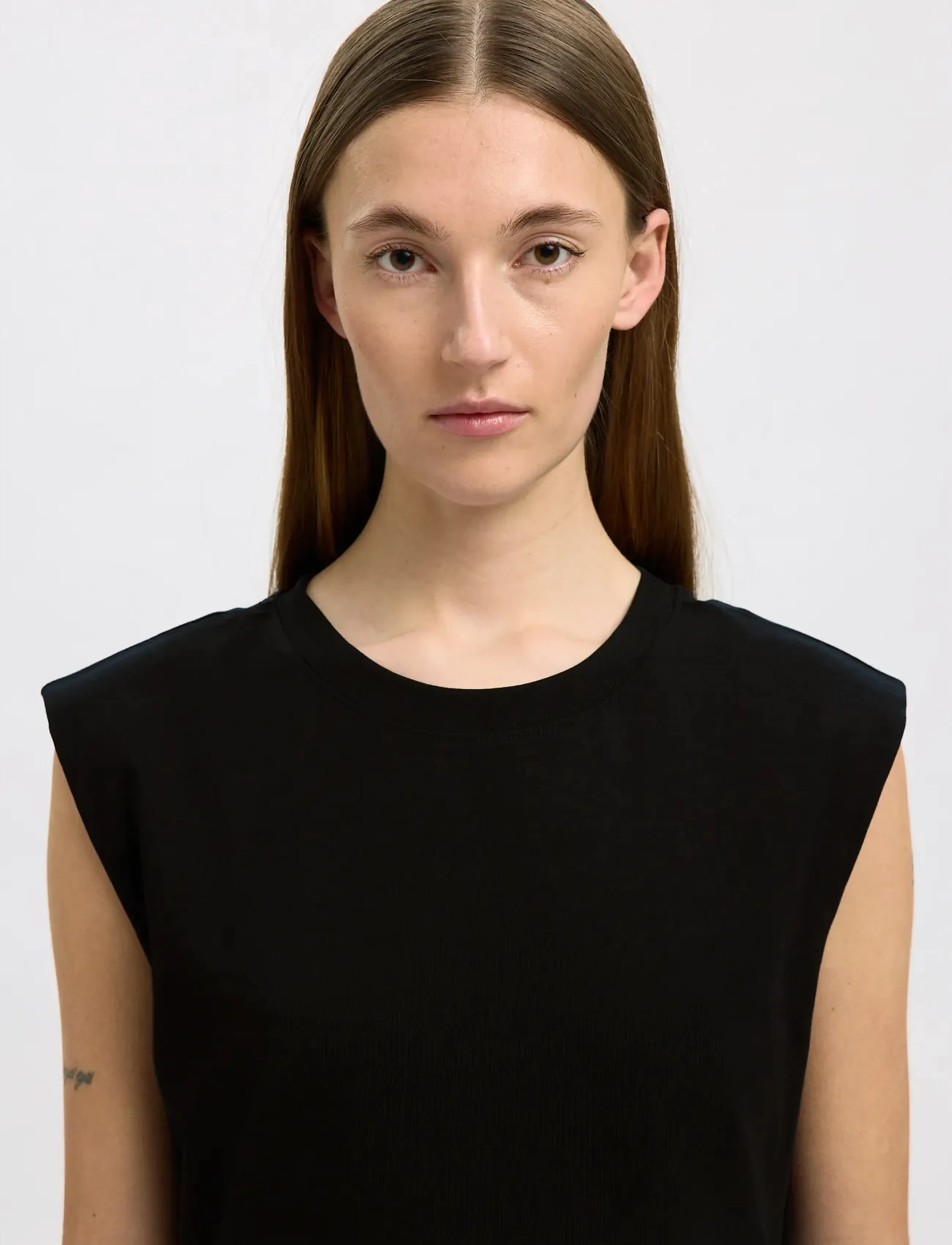 Selected - SLFHALLEY SL ANKLE DRESS NOOS - maksikleidid - black - 5