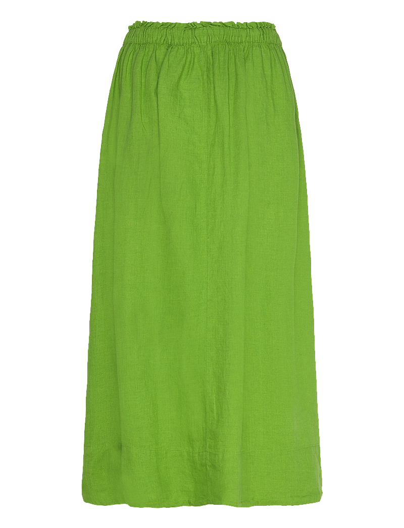 Selected - SLFLINNA MW MIDI LINEN SKIRT B - midi-röcke - spindle tree - 1