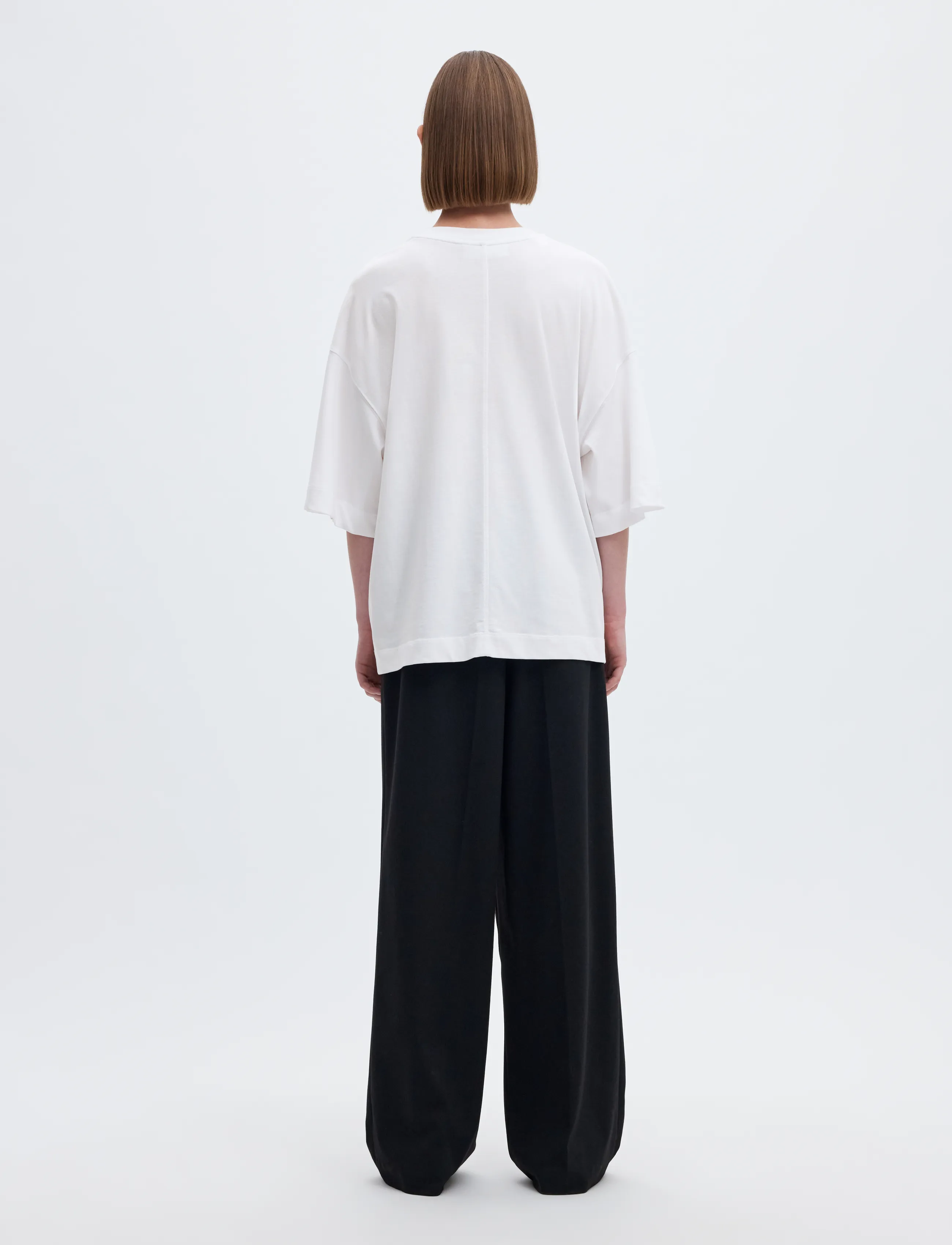 Selected - SLWCOLWOMAN 2/4 OVERSIZED TEE NOOS - t-shirts - bright white - 2