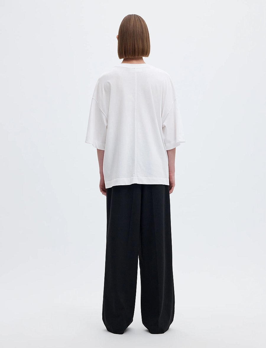 Selected - SLWCOLWOMAN 2/4 OVERSIZED TEE NOOS - t-särgid - bright white - 2