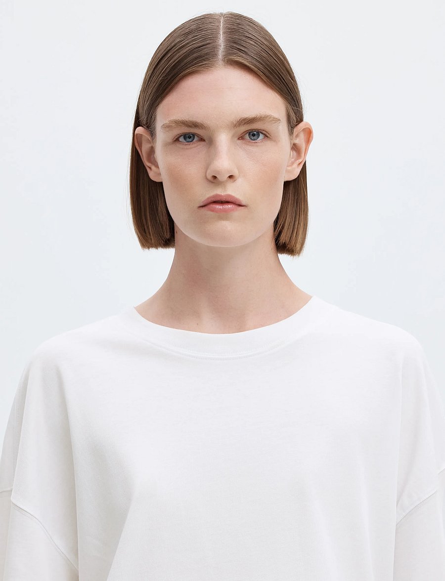 Selected - SLWCOLWOMAN 2/4 OVERSIZED TEE NOOS - t-särgid - bright white - 4