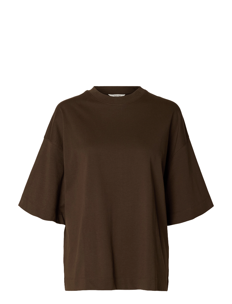 Selected - SLWCOLWOMAN 2/4 OVERSIZED TEE NOOS - t-särgid - delicioso - 1
