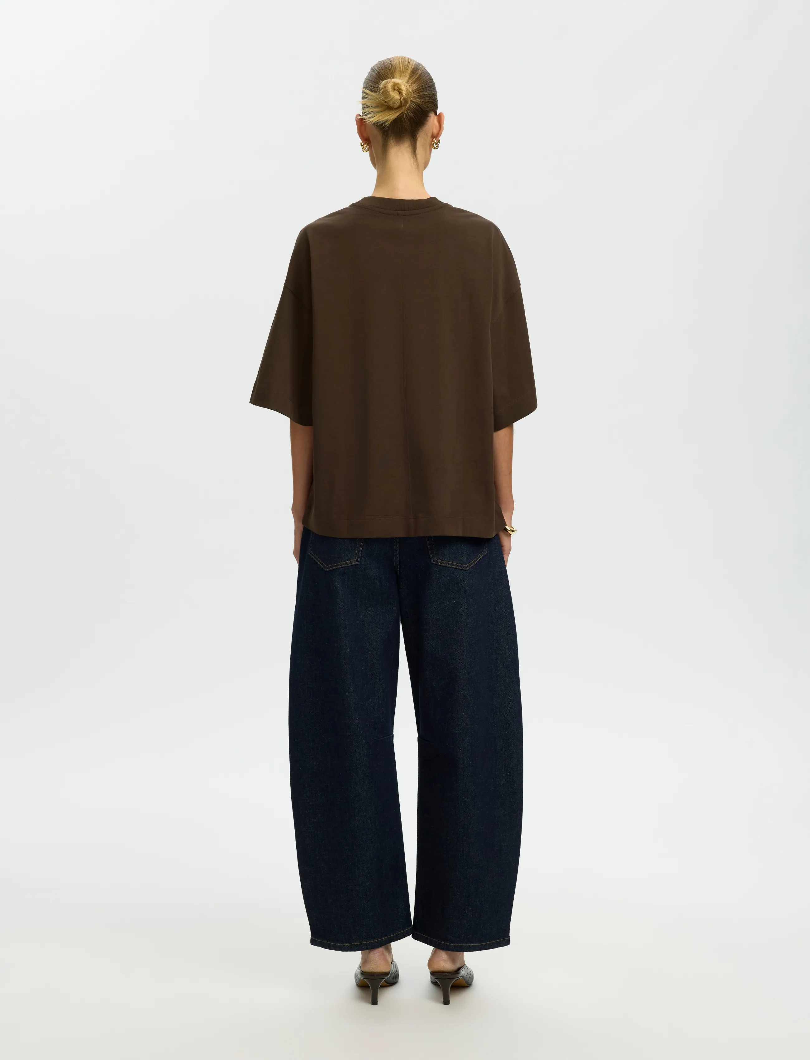 Selected - SLWCOLWOMAN 2/4 OVERSIZED TEE NOOS - t-särgid - delicioso - 2