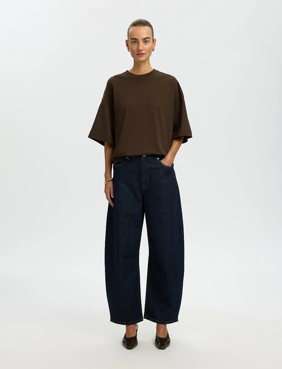 Selected - SLWCOLWOMAN 2/4 OVERSIZED TEE NOOS - t-särgid - delicioso - 3