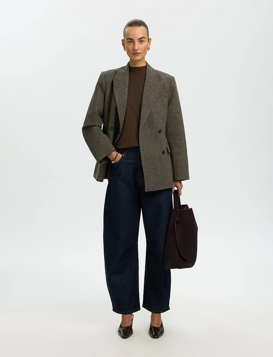 Selected - SLWCOLWOMAN 2/4 OVERSIZED TEE NOOS - t-särgid - delicioso - 5