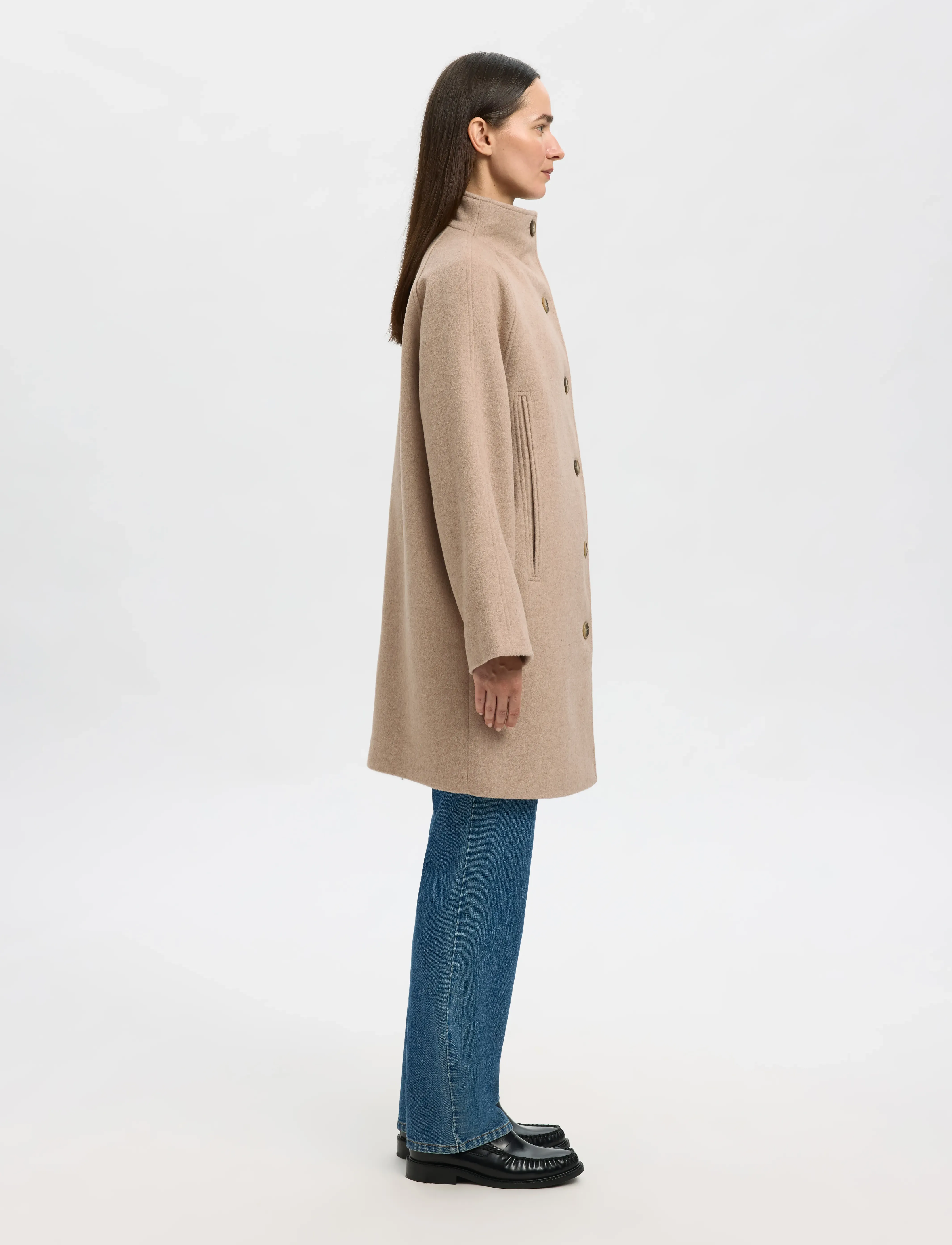 Slfvinni Wool Blend Coat Noos 3