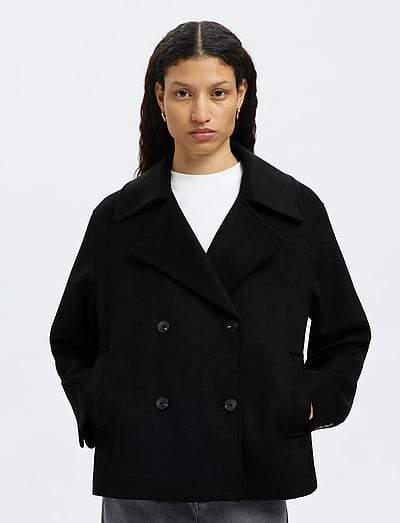 Slfalma Wool Blend Jacket Noos - Uldjakker