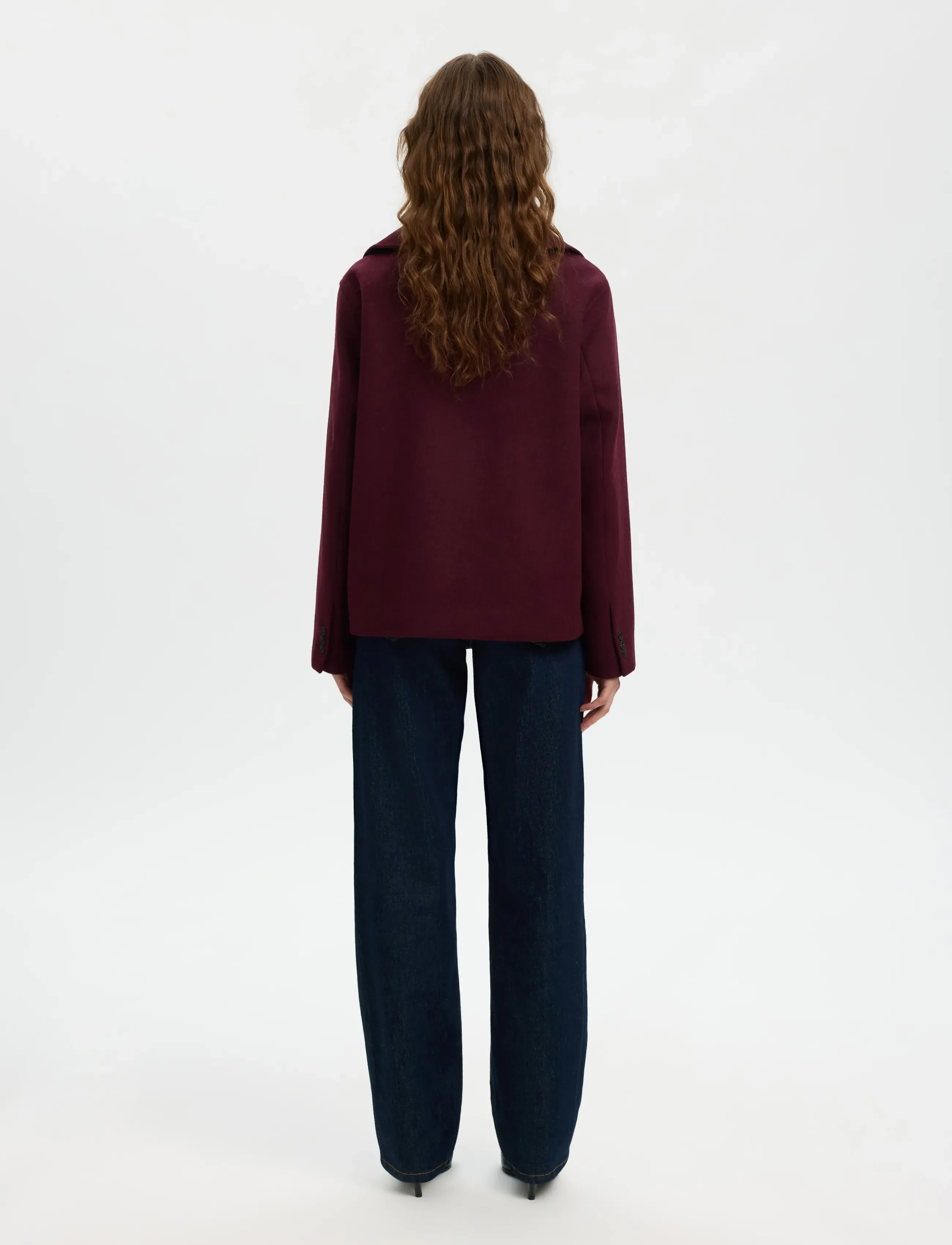 Selected - SLFALMA WOOL BLEND JACKET NOOS - wool jackets - fig - 3