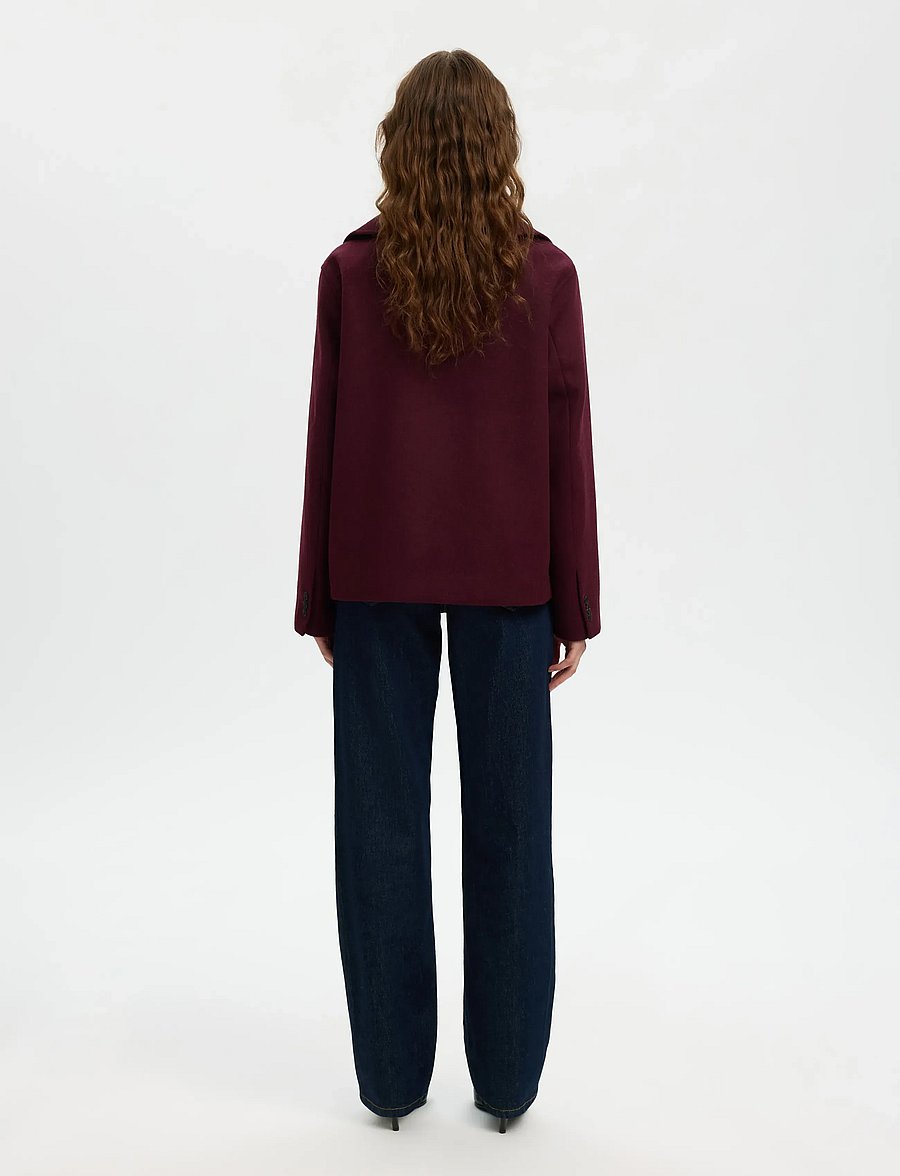 Selected - SLFALMA WOOL BLEND JACKET NOOS - wolljacken - fig - 3