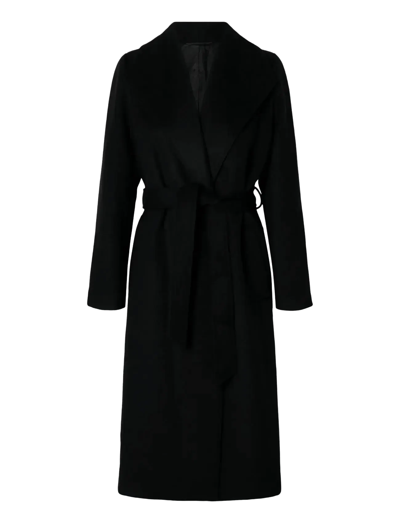 Selected SLFROSA WOOL BLEND COAT NOOS - Yttertøy - BLACK / black