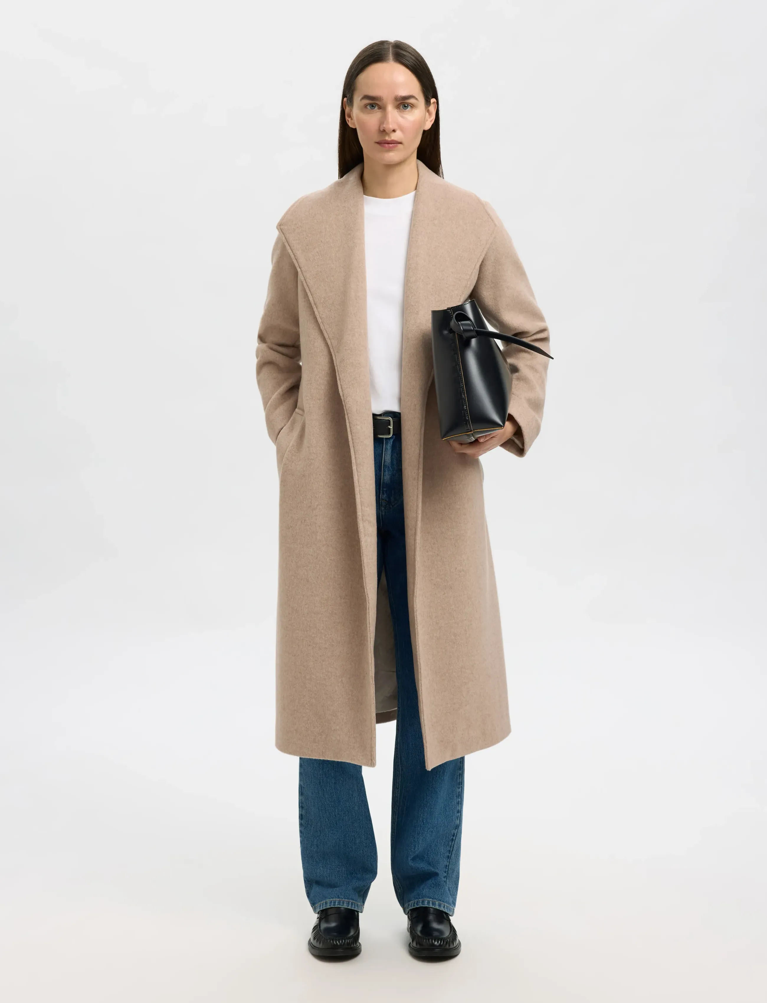Slfrosa Wool Blend Coat Noos 4