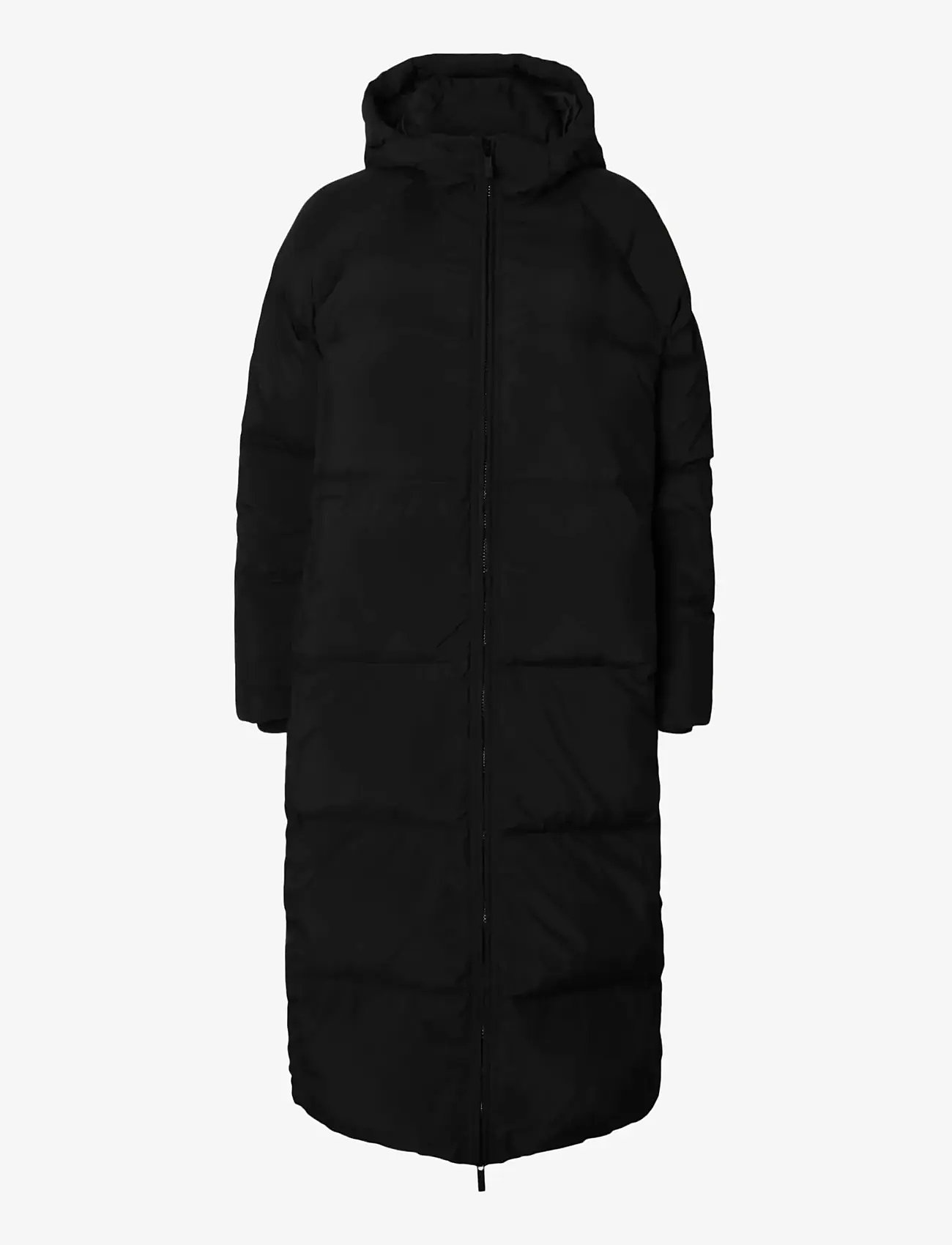 Selected - SLFMAYA DOWN LONG COAT NOOS - talvejoped - black - 1
