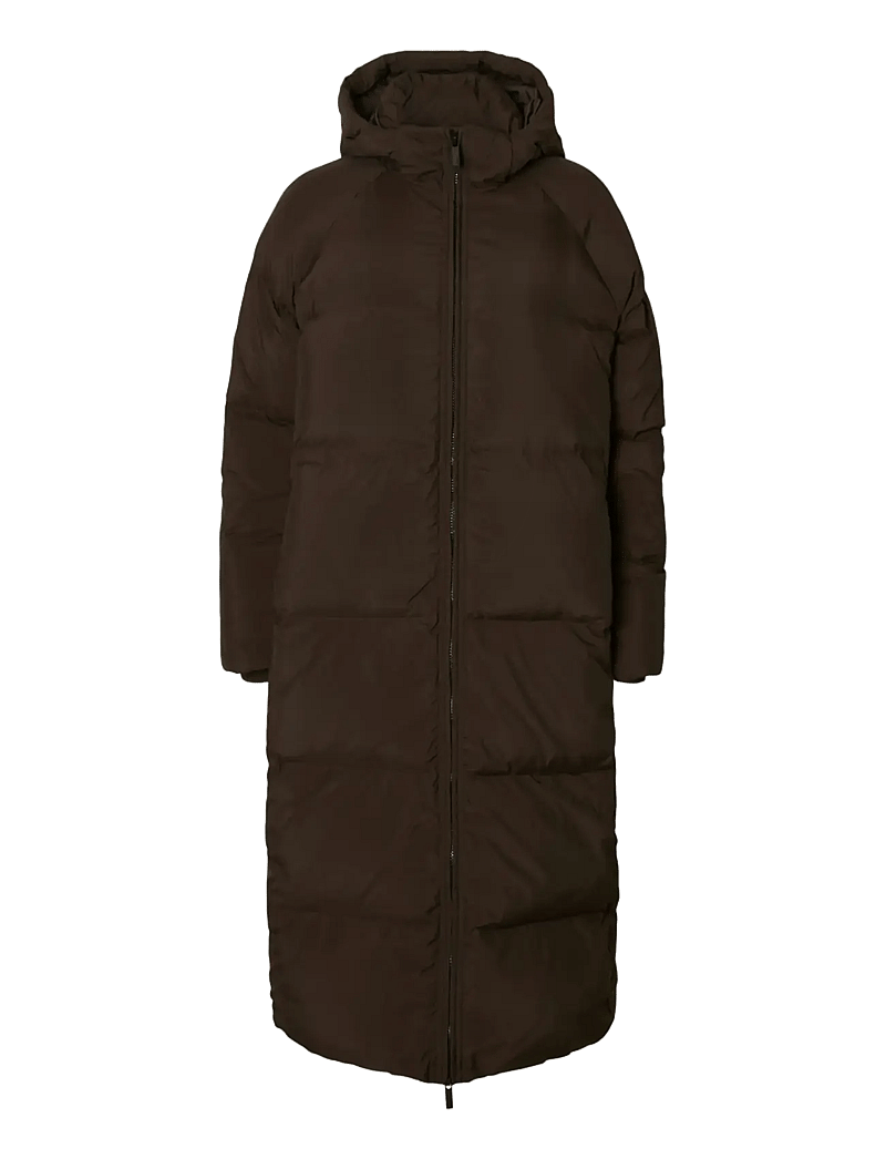 Selected - SLFMAYA DOWN LONG COAT NOOS - vinterjakker - delicioso - 1