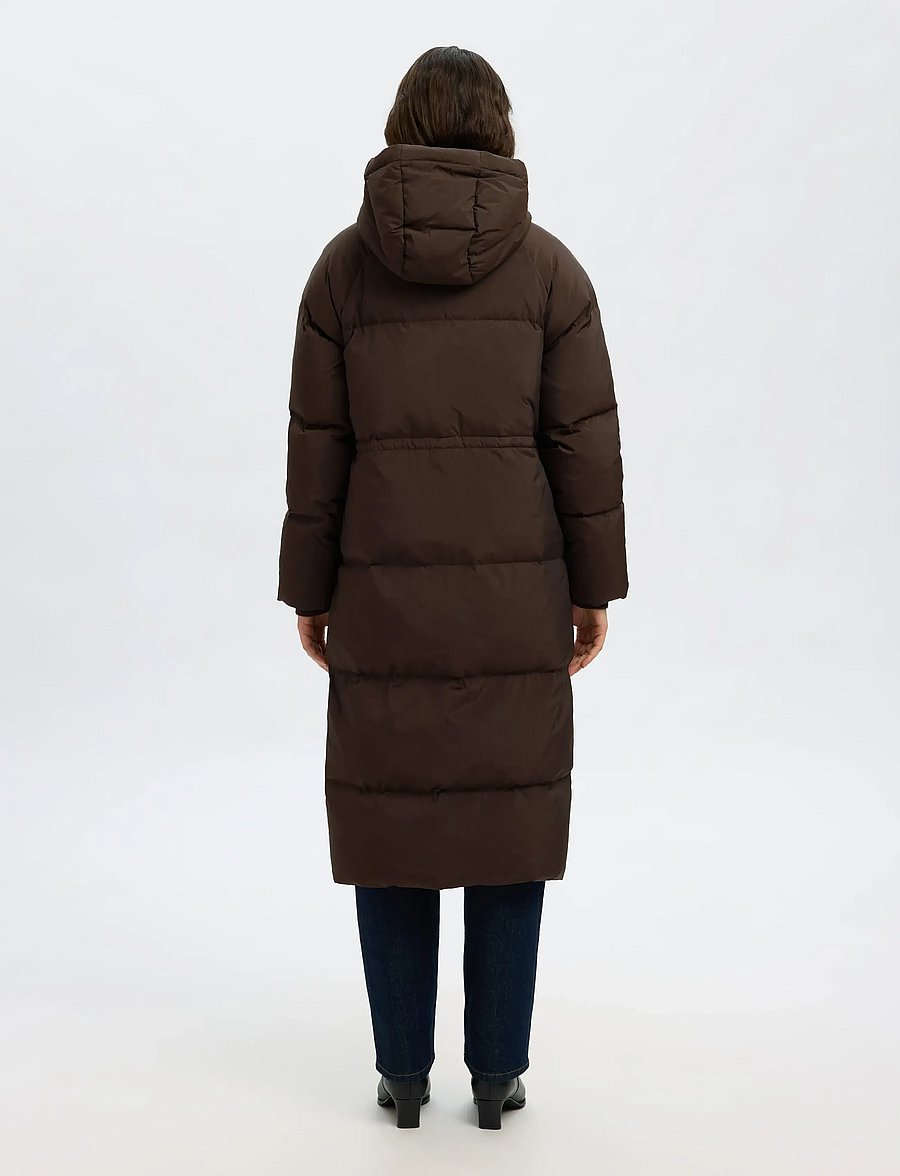Selected - SLFMAYA DOWN LONG COAT NOOS - vinterjakker - delicioso - 2