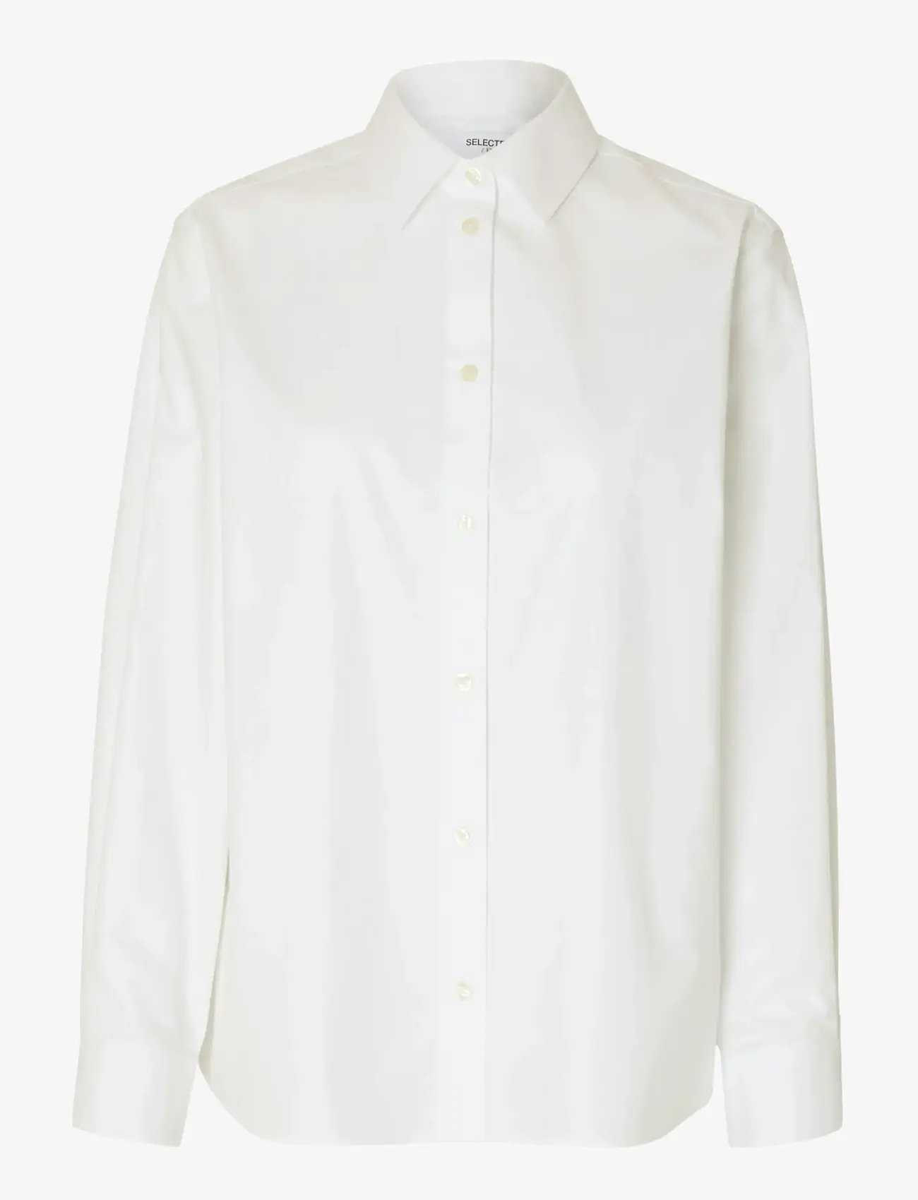 Selected - SLFESTER LS RELAXED SHIRT NOOS - langærmede skjorter - bright white - 1