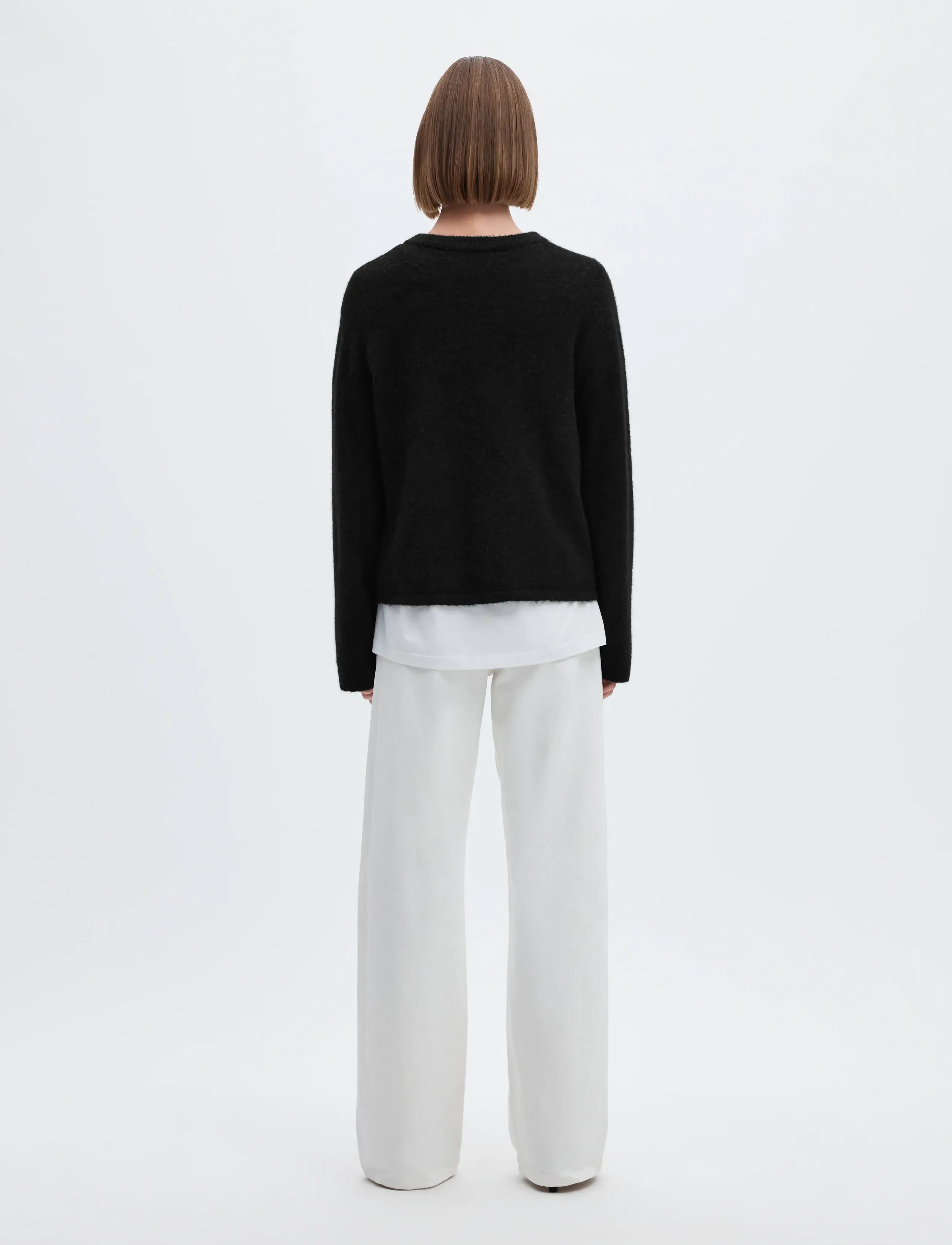 Selected - SLWLULU NEW LS KNIT CARDIGAN NOOS - koftor - black - 2