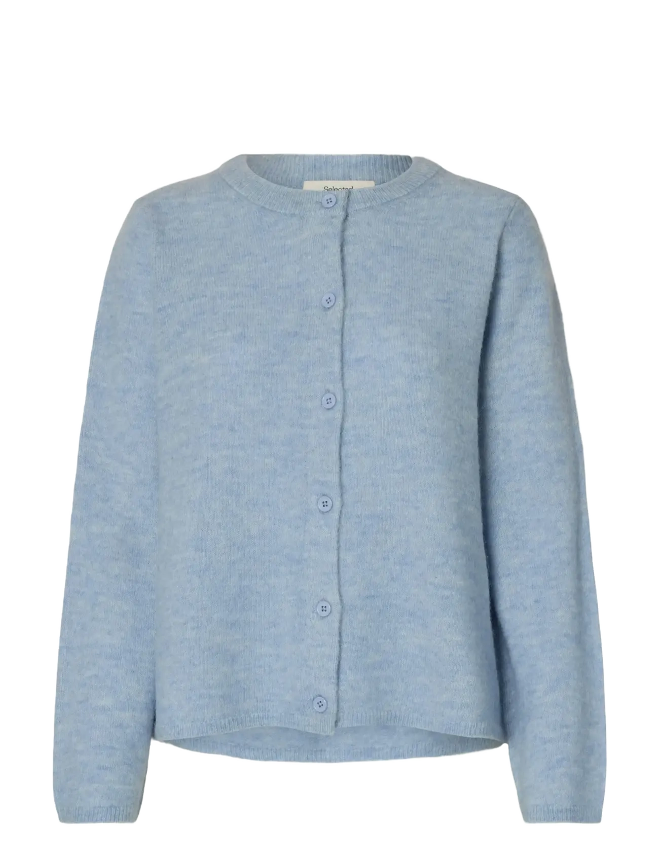 Selected SLFLULU NEW LS KNIT CARDIGAN NOOS - Selected - CASHMERE BLUE / blue