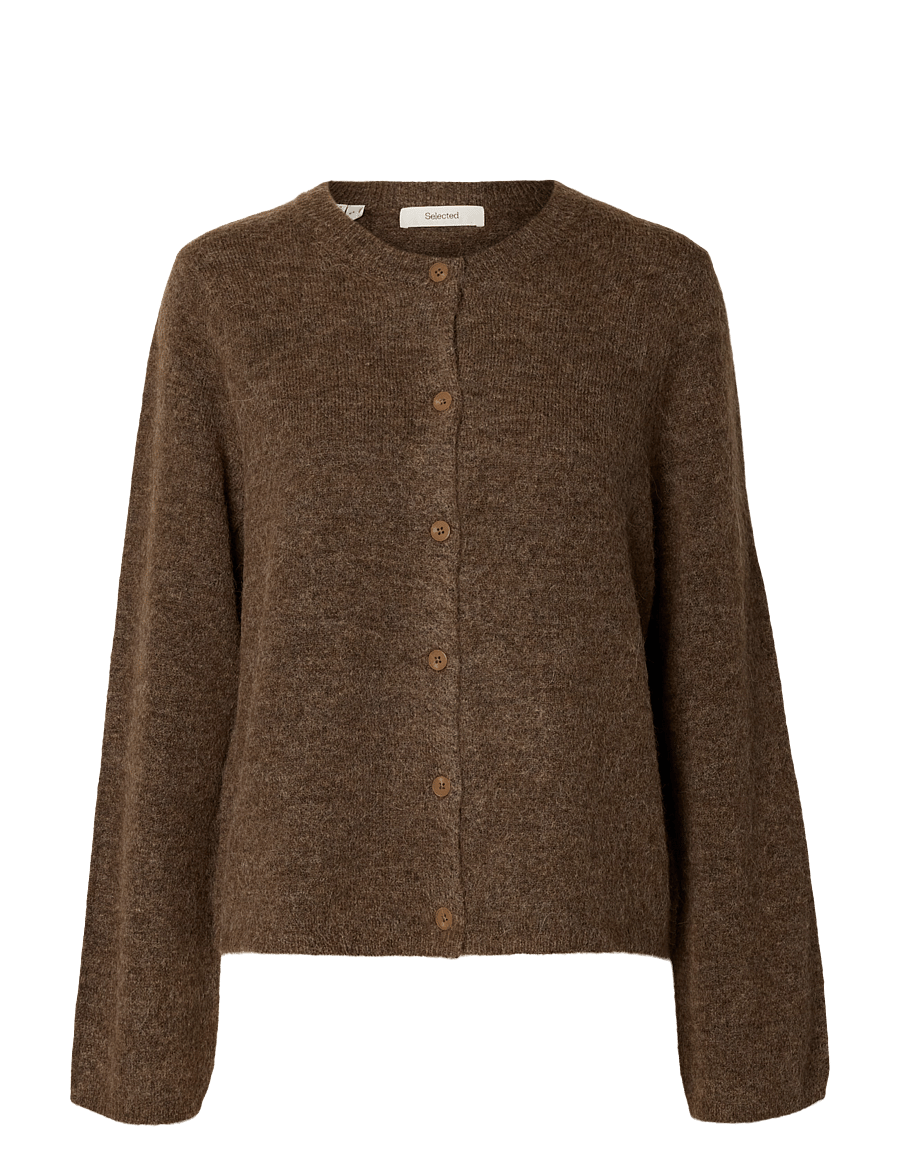 Selected - SLWLULU NEW LS KNIT CARDIGAN NOOS - strickjacken - dachshund - 1