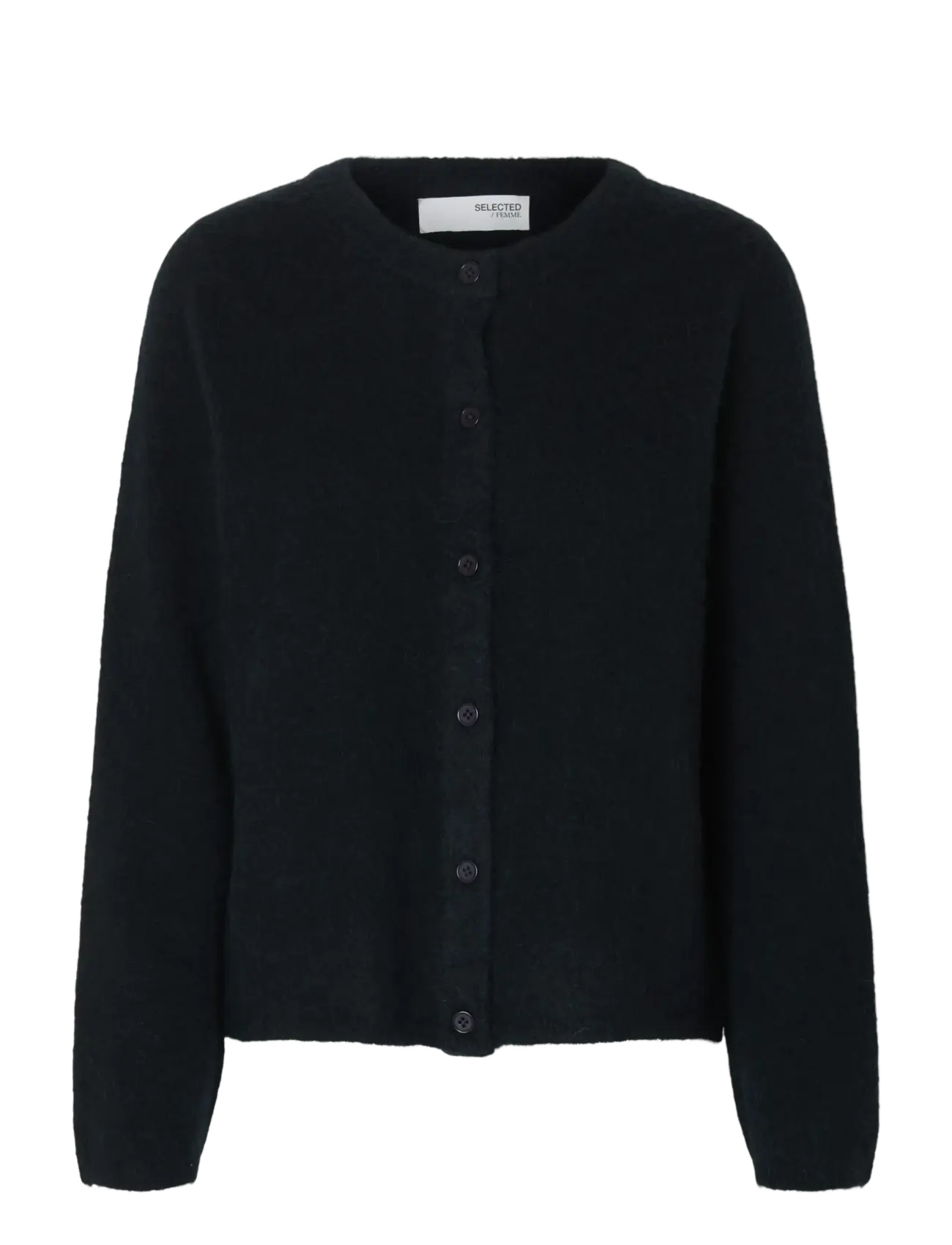 SELECTED Slwlulu New Ls Knit Cardigan Noos Navy - XXL - Damen